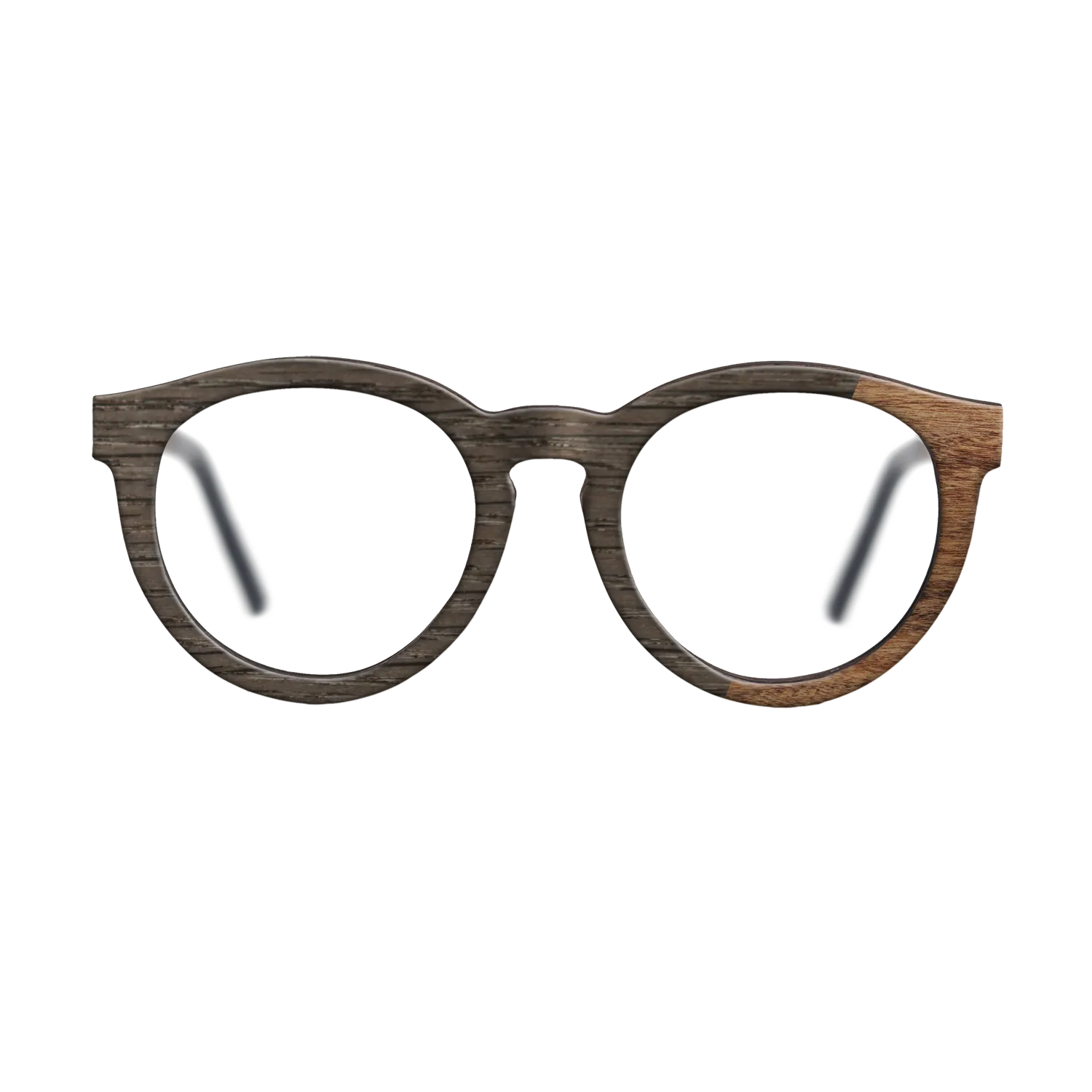 Fumed Oak,Santos Rosewood Dark: Dicut - The Rebel - Round - SIRIS wood optic