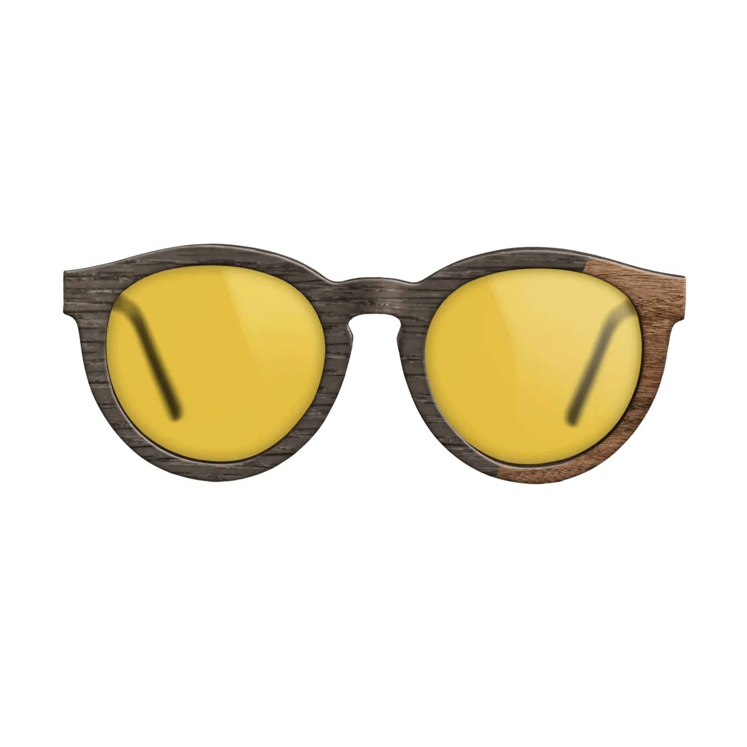 Fumed Oak,Santos Rosewood Dark: Dicut - The Rebel - Round - SIRIS wood optic