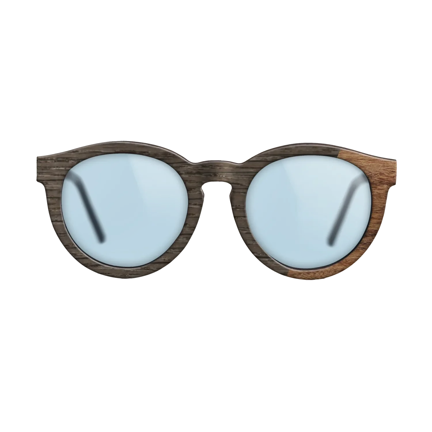 Fumed Oak,Santos Rosewood Dark: Dicut - The Rebel - Round - SIRIS wood optic
