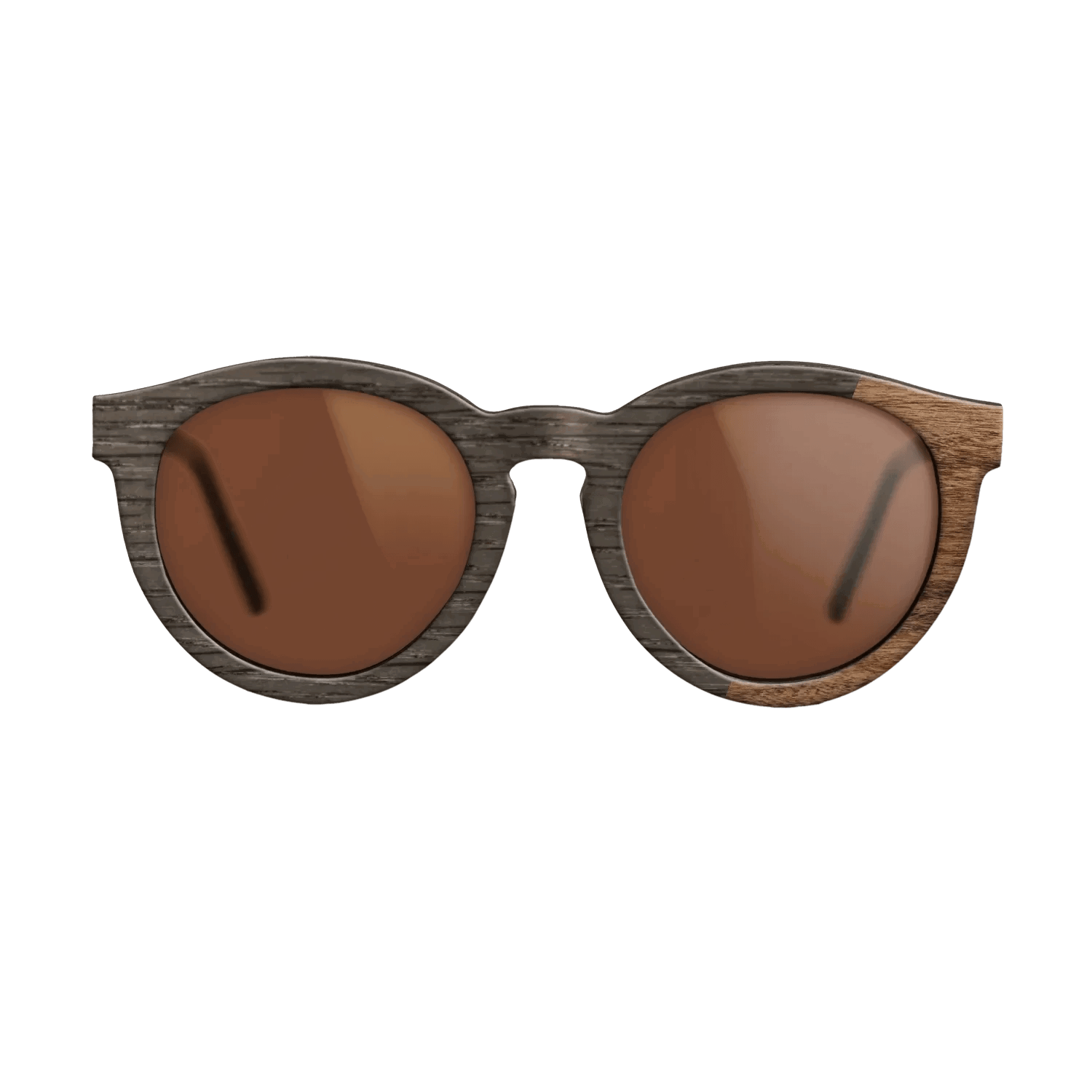 Fumed Oak,Santos Rosewood Dark: Dicut - The Rebel - Round - SIRIS wood optic
