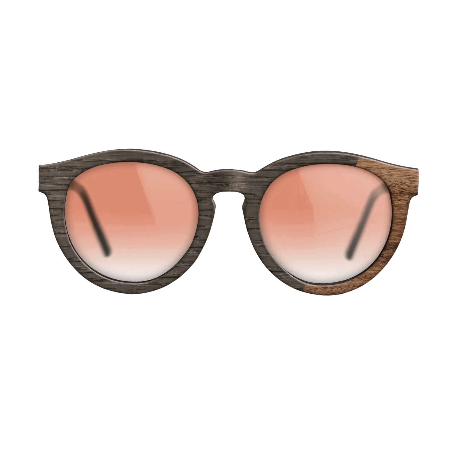 Fumed Oak,Santos Rosewood Dark: Dicut - The Rebel - Round - SIRIS wood optic