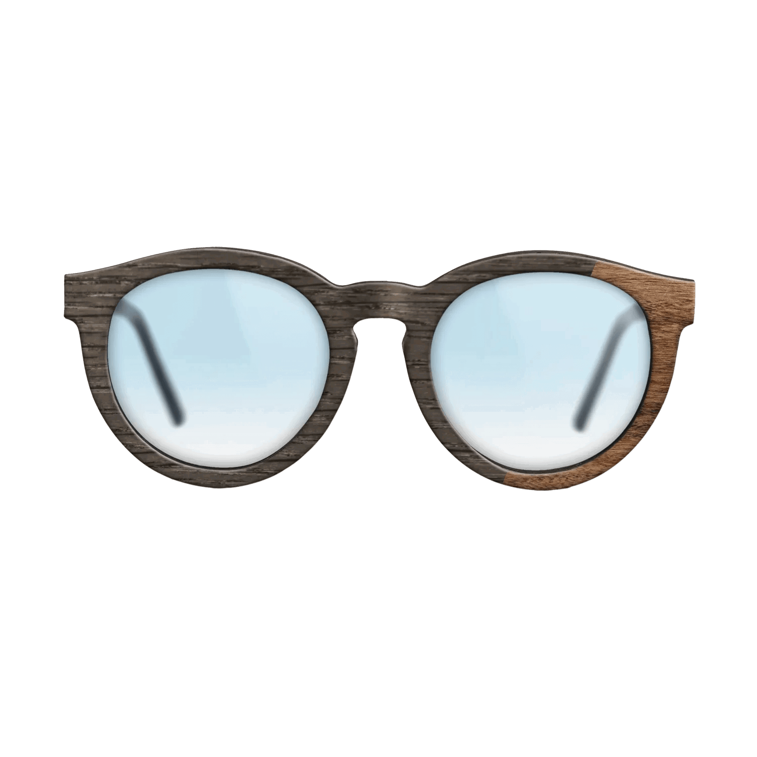 Fumed Oak,Santos Rosewood Dark: Dicut - The Rebel - Round - SIRIS wood optic