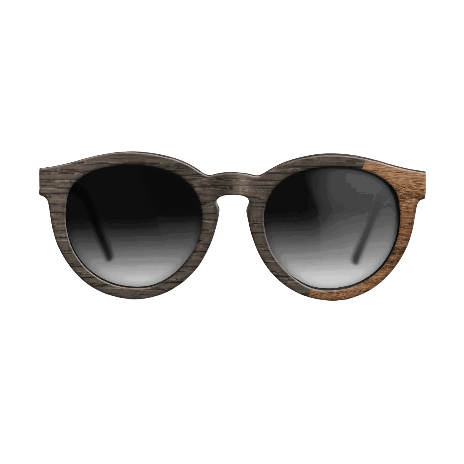 Fumed Oak,Santos Rosewood Dark: Dicut - The Rebel - Round - SIRIS wood optic