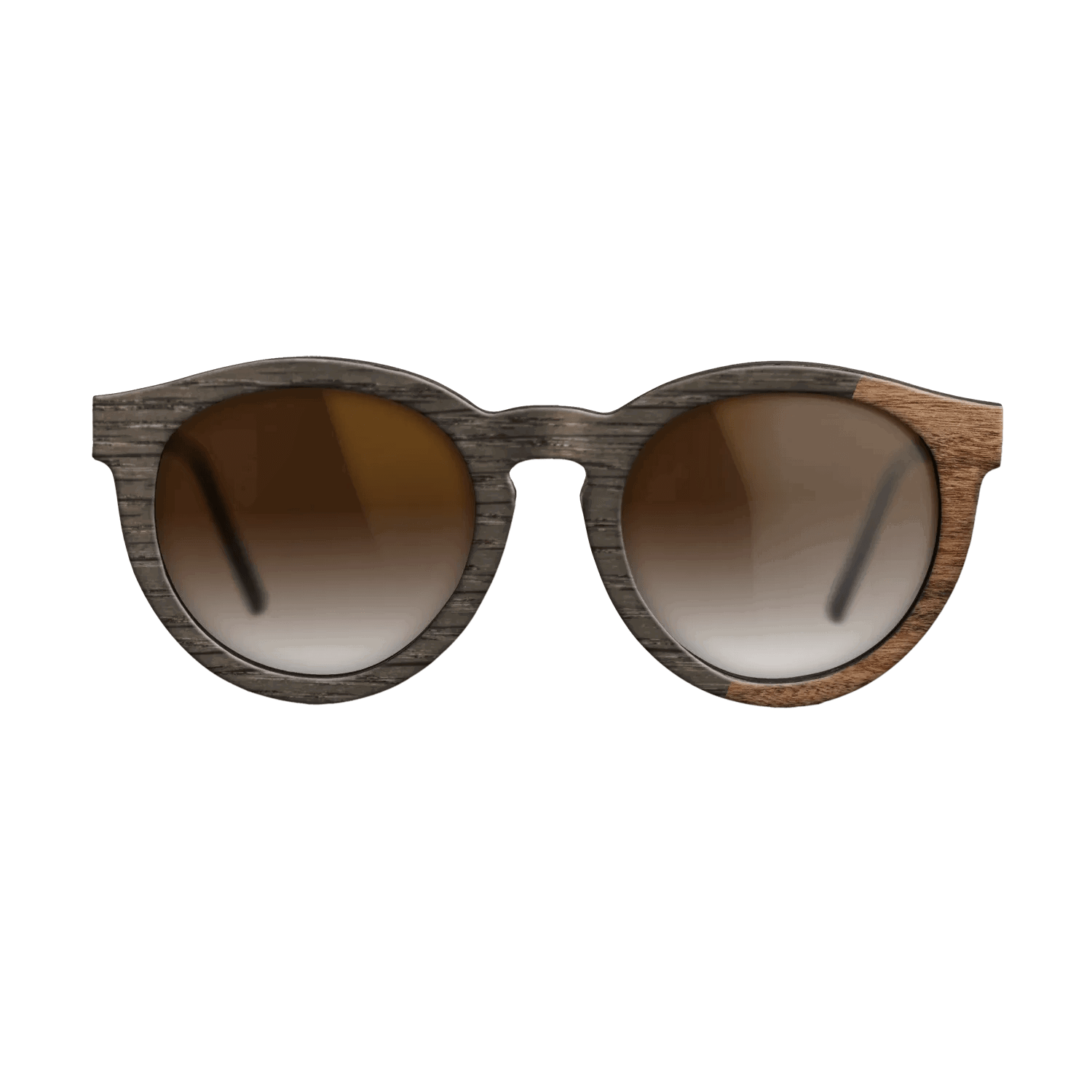 Fumed Oak,Santos Rosewood Dark: Dicut - The Rebel - Round - SIRIS wood optic