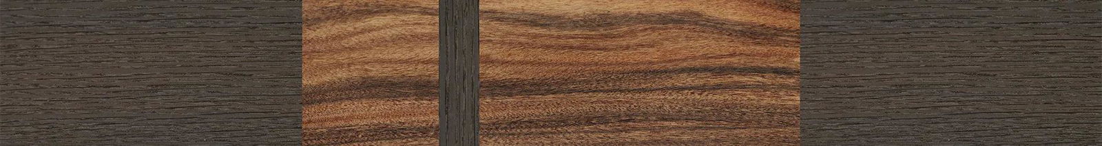 Fumed Oak,Santos Rosewood Dark: Splice - The Maiden - Cat - SIRIS wood optic