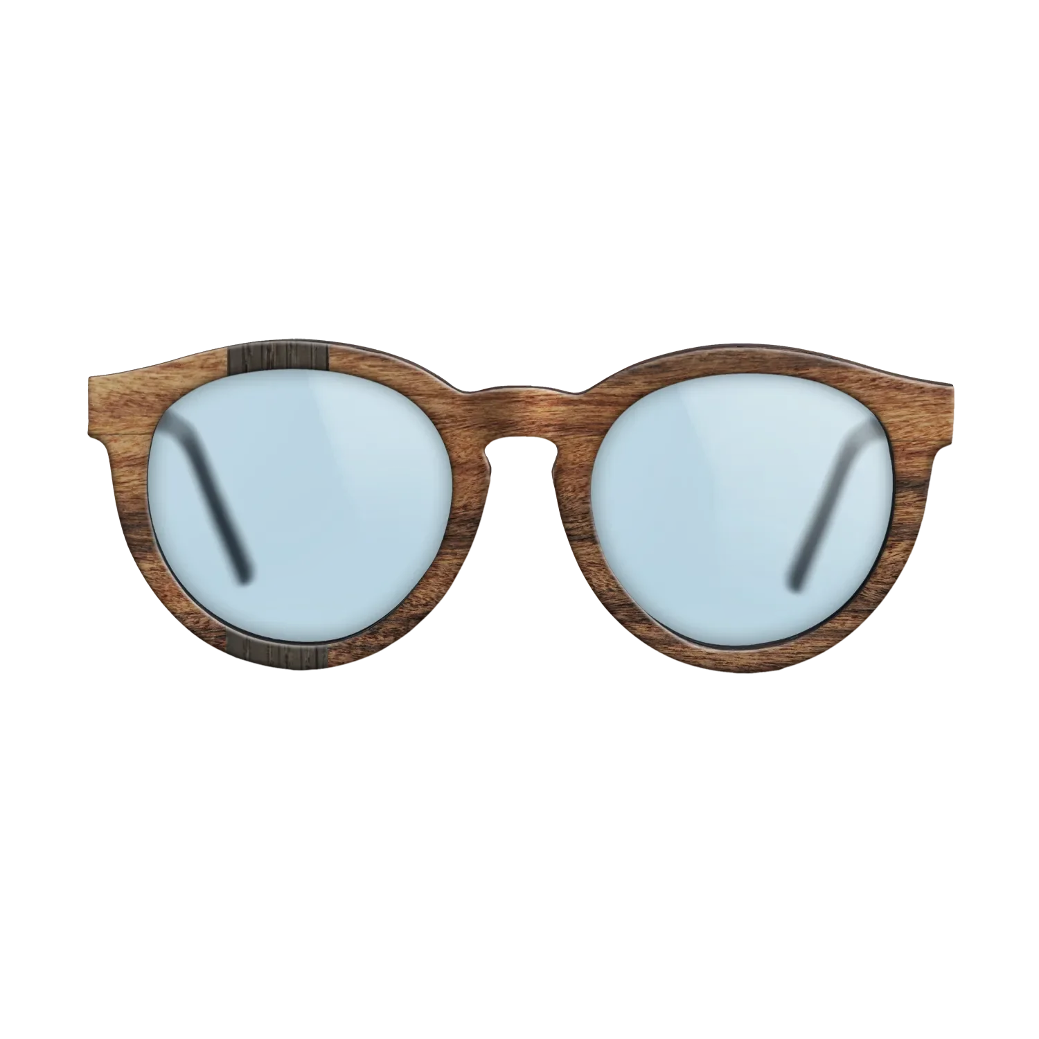 Fumed Oak,Santos Rosewood Dark: Splice - The Rebel - Round - SIRIS wood optic