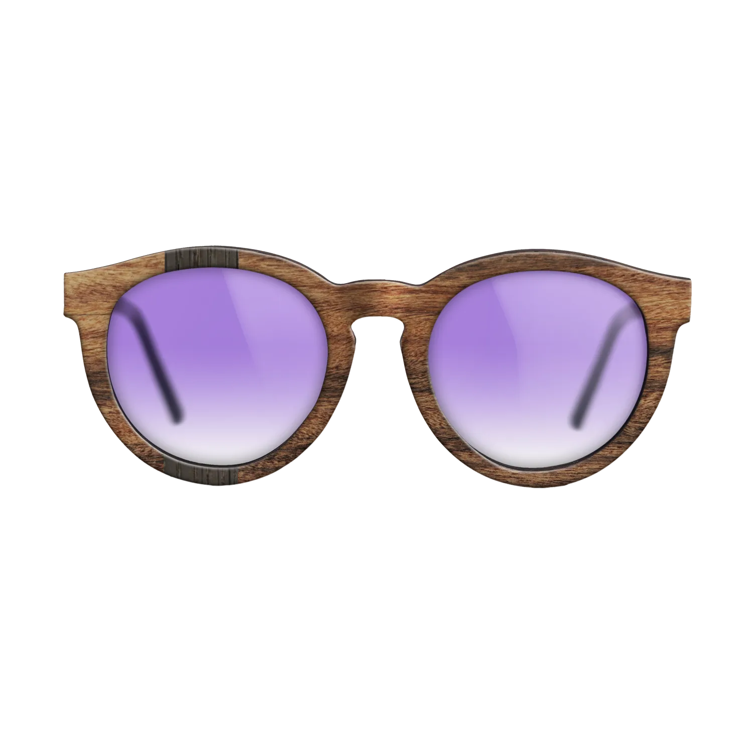 Fumed Oak,Santos Rosewood Dark: Splice - The Rebel - Round - SIRIS wood optic