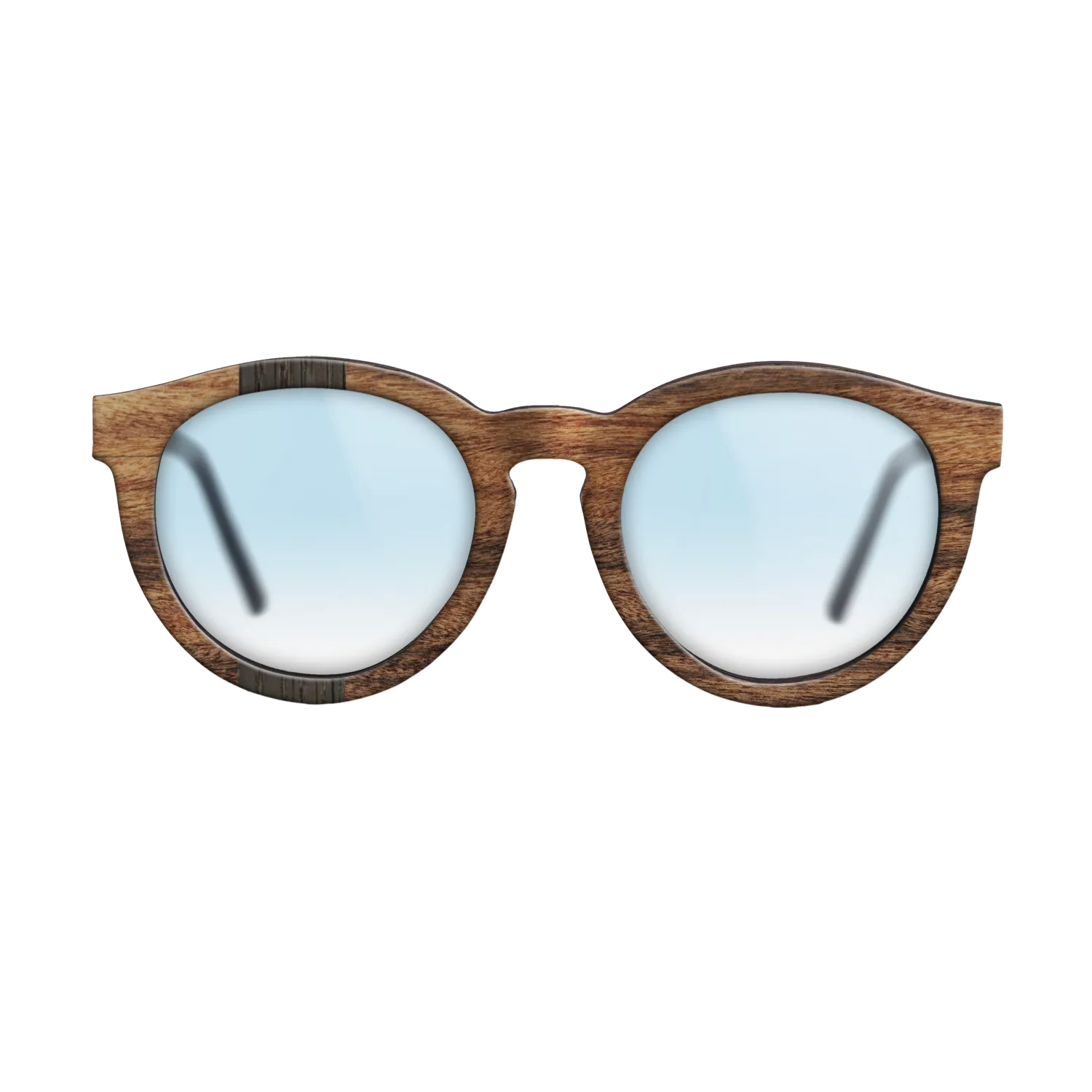 Fumed Oak,Santos Rosewood Dark: Splice - The Rebel - Round - SIRIS wood optic