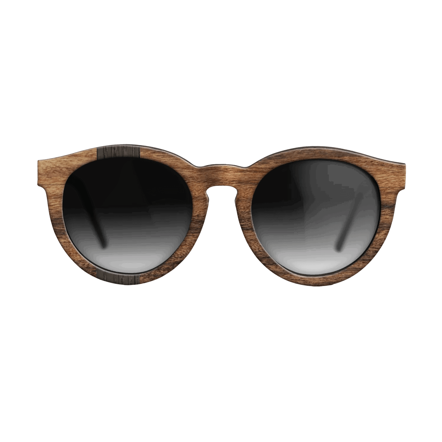 Fumed Oak,Santos Rosewood Dark: Splice - The Rebel - Round - SIRIS wood optic
