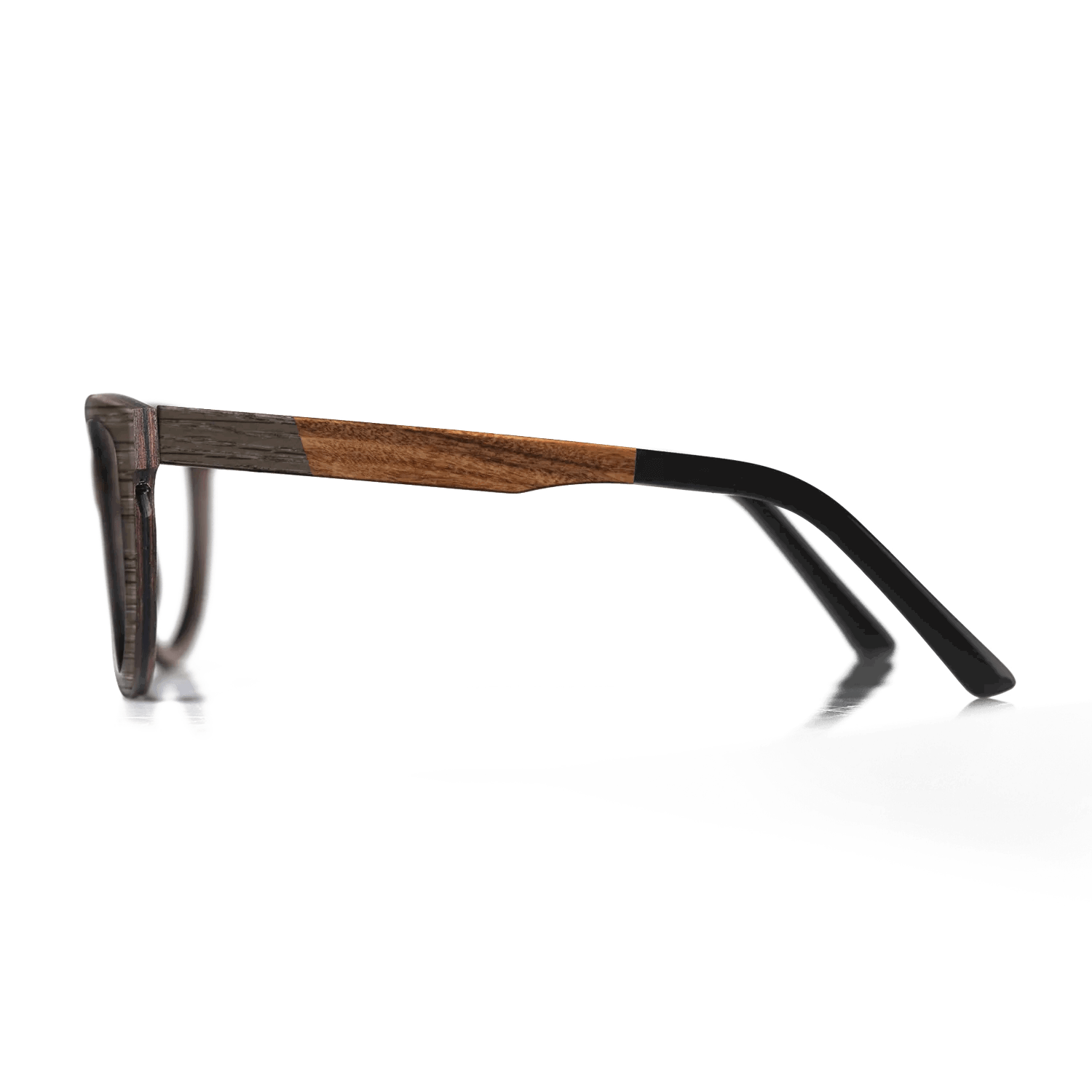 Fumed Oak,Santos Rosewood Light: Bauhaus - The Sage - Rectangle - SIRIS wood optic