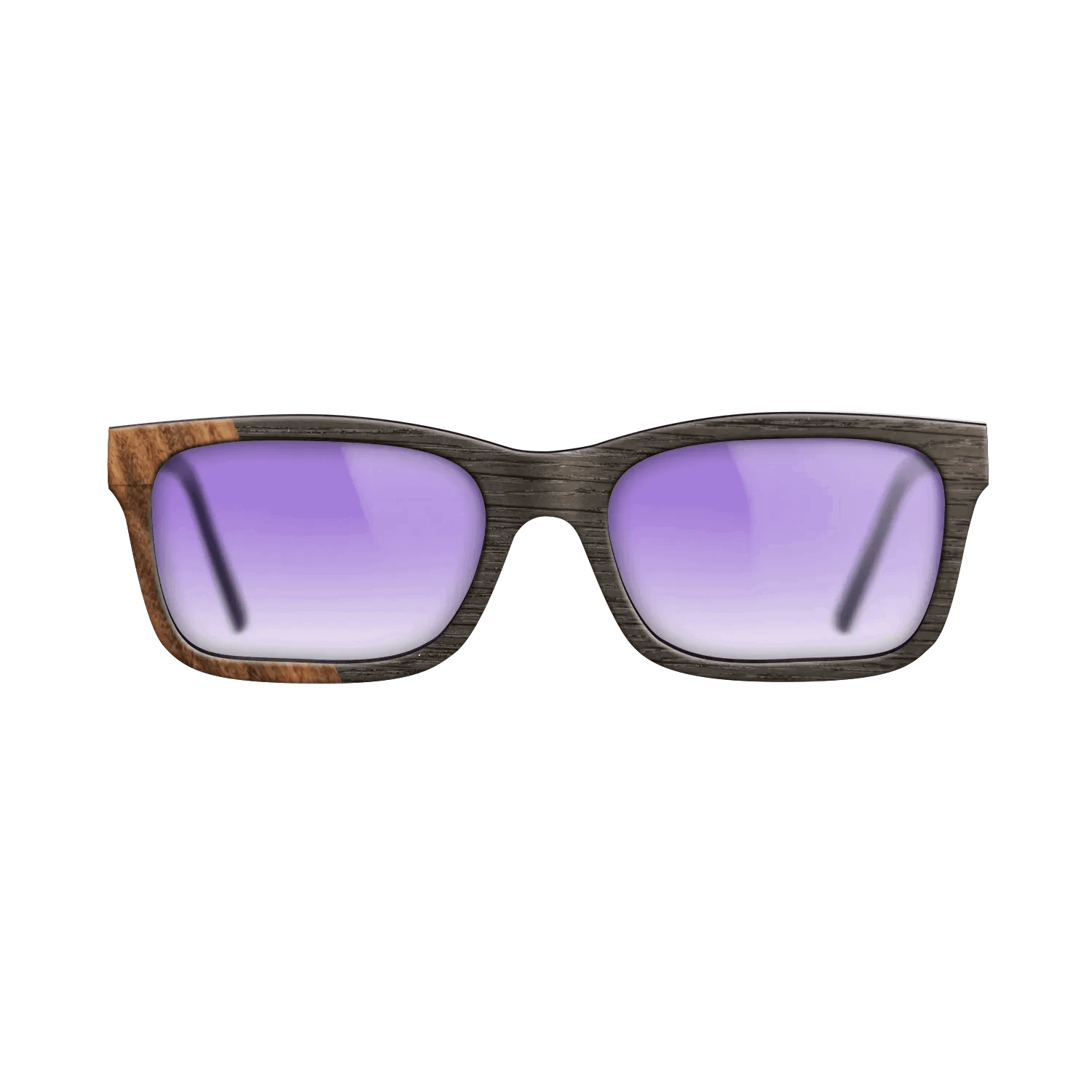 Fumed Oak,Santos Rosewood Light: Bauhaus - The Sage - Rectangle - SIRIS wood optic