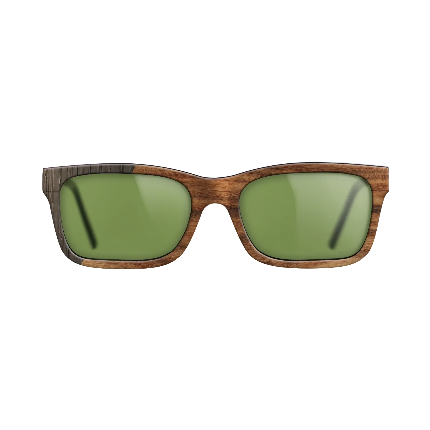 Fumed Oak,Santos Rosewood Light: Binary - The Sage - Rectangle - 1271 - SIRIS wood optic