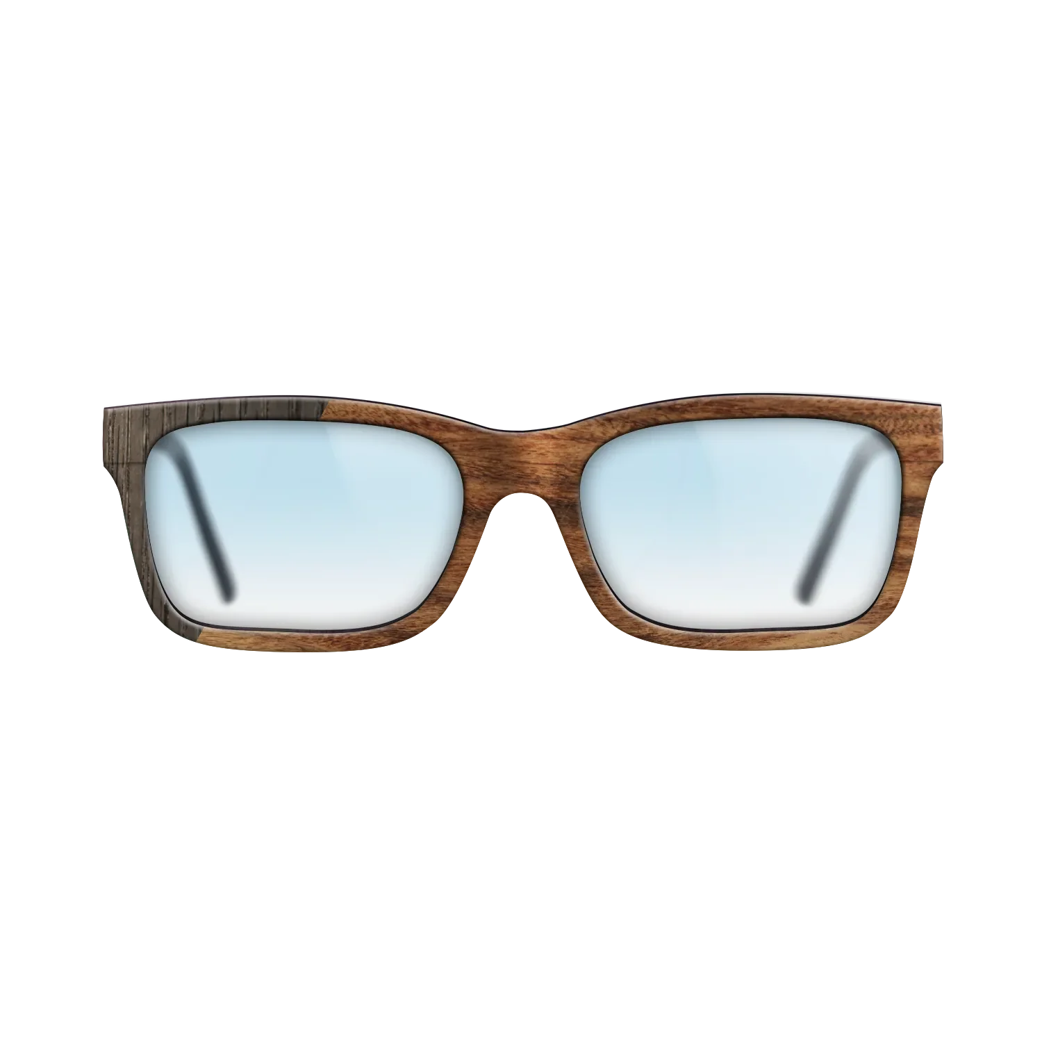 Fumed Oak,Santos Rosewood Light: Binary - The Sage - Rectangle - 1271 - SIRIS wood optic