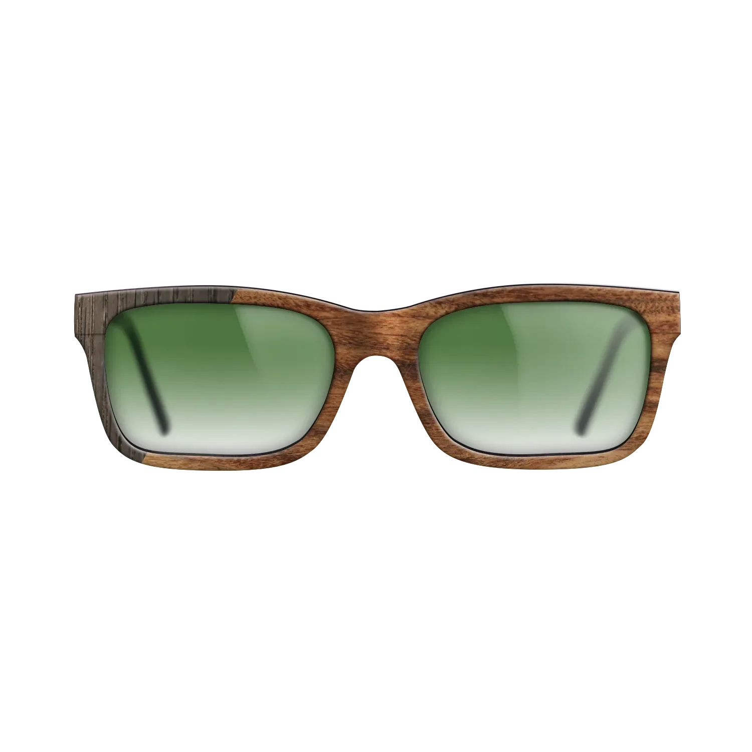 Fumed Oak,Santos Rosewood Light: Binary - The Sage - Rectangle - 1271 - SIRIS wood optic