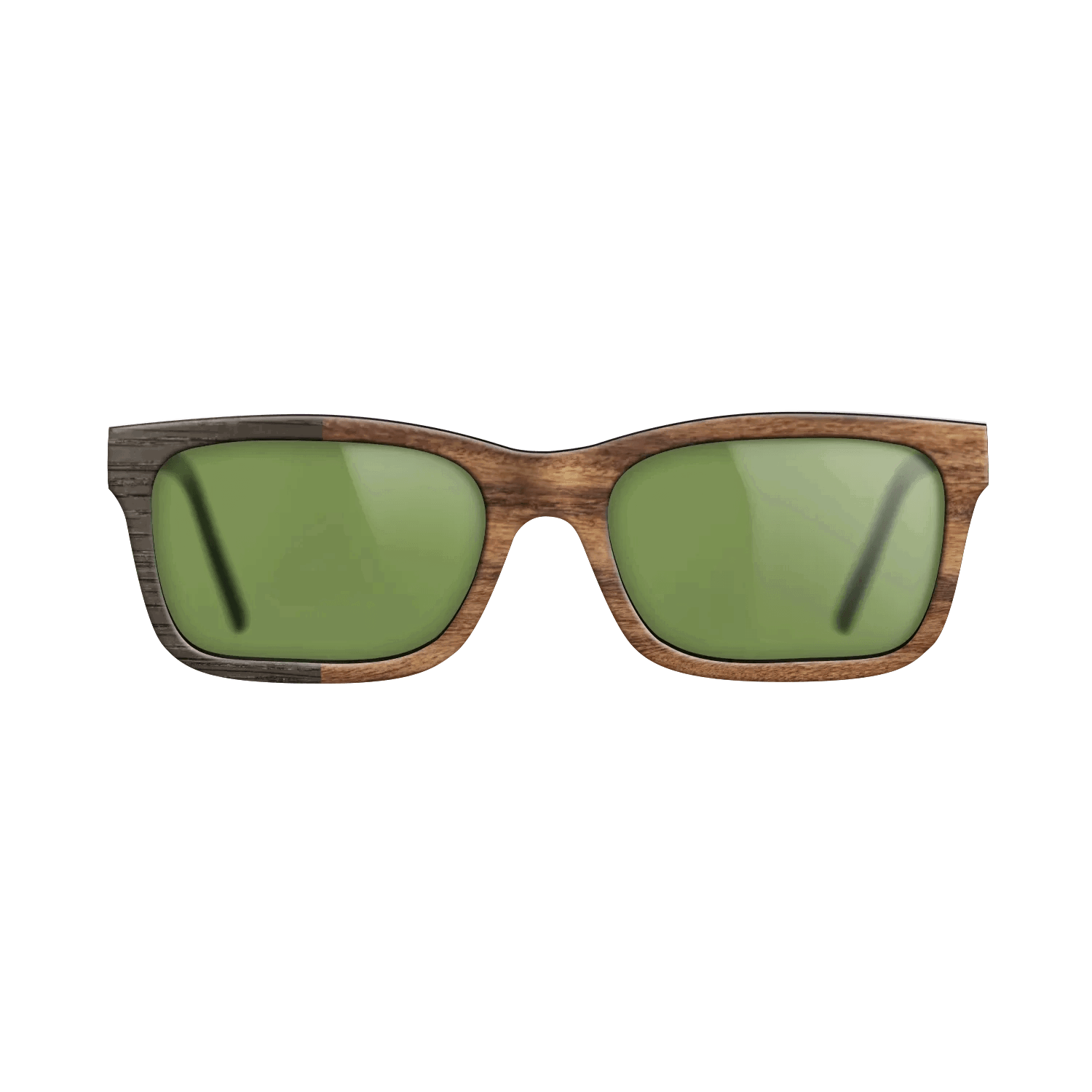 Fumed Oak,Santos Rosewood Light: Binary - The Sage - Rectangle - SIRIS wood optic
