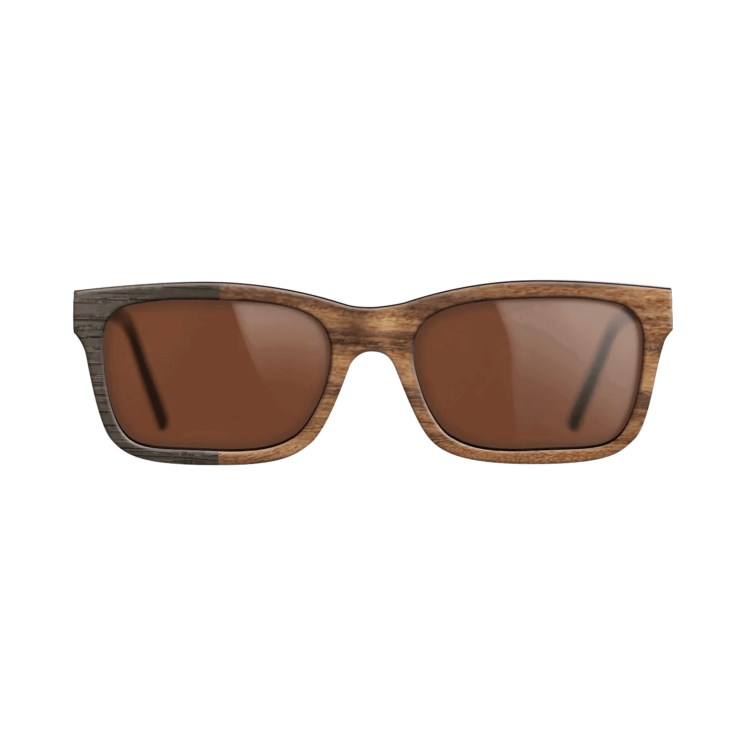 Fumed Oak,Santos Rosewood Light: Binary - The Sage - Rectangle - SIRIS wood optic