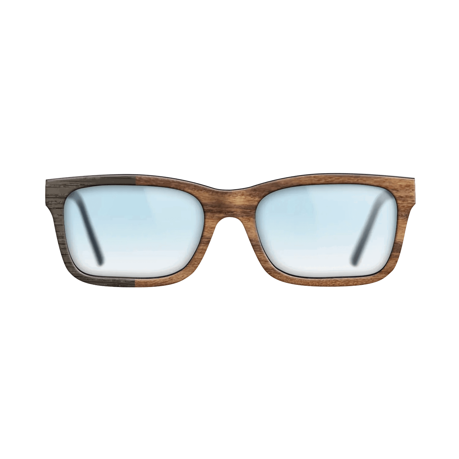 Fumed Oak,Santos Rosewood Light: Binary - The Sage - Rectangle - SIRIS wood optic