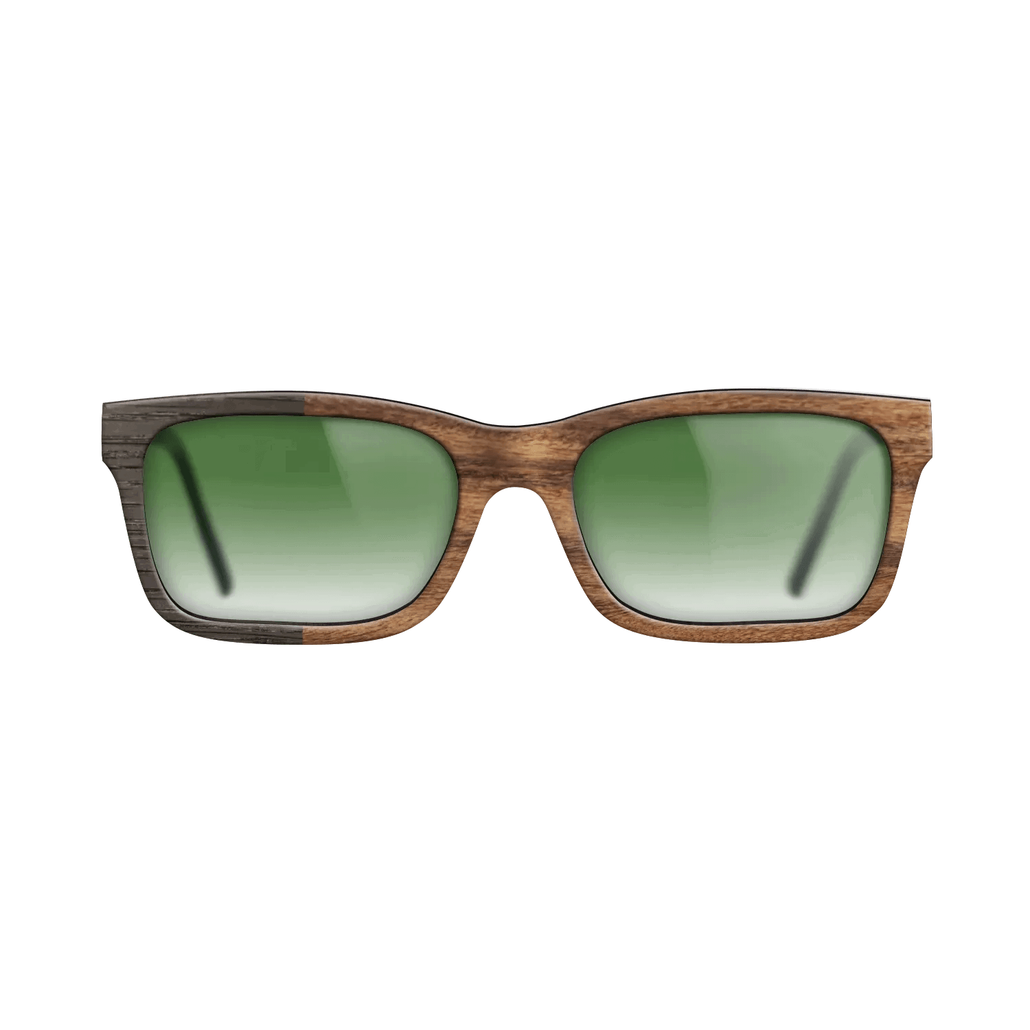 Fumed Oak,Santos Rosewood Light: Binary - The Sage - Rectangle - SIRIS wood optic