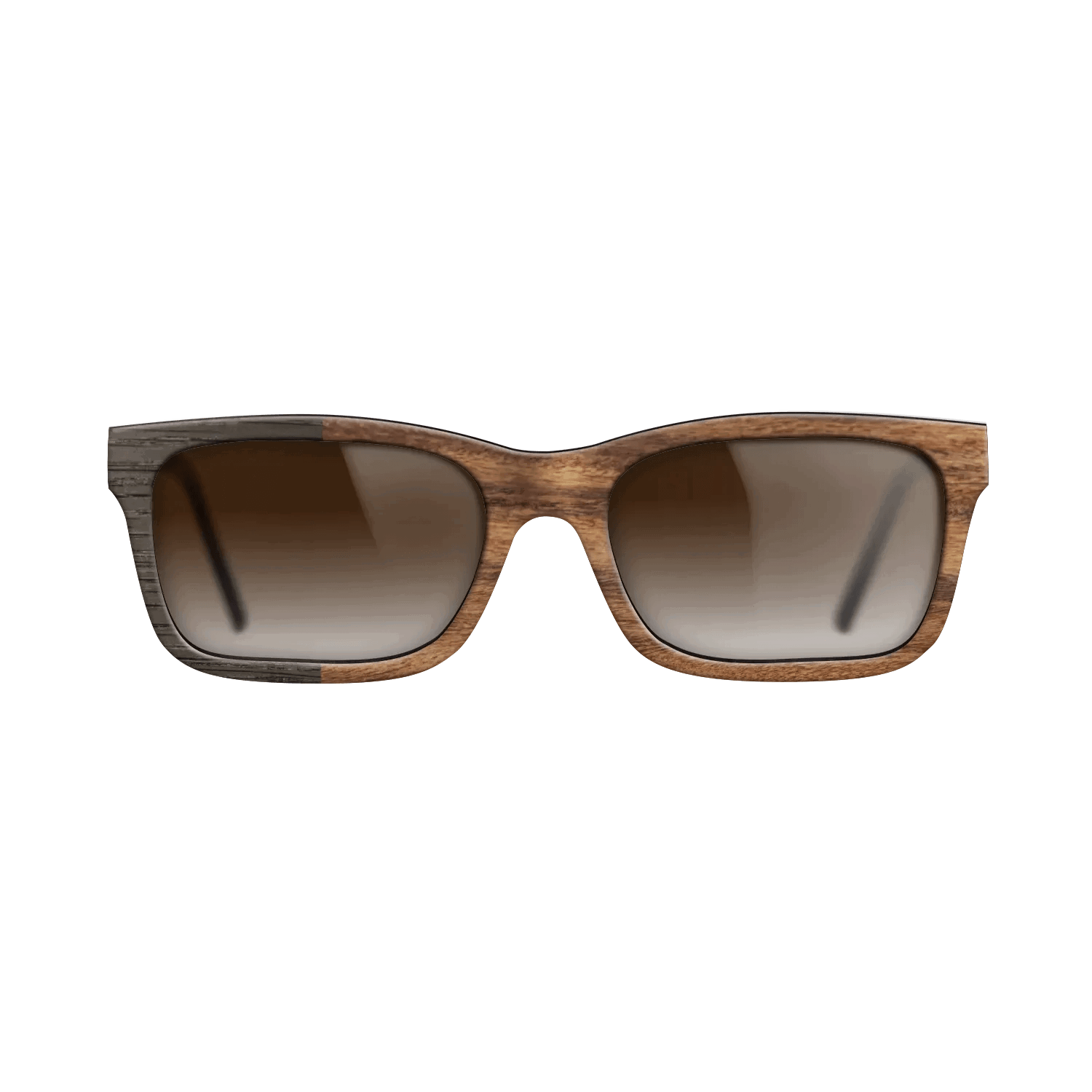 Fumed Oak,Santos Rosewood Light: Binary - The Sage - Rectangle - SIRIS wood optic