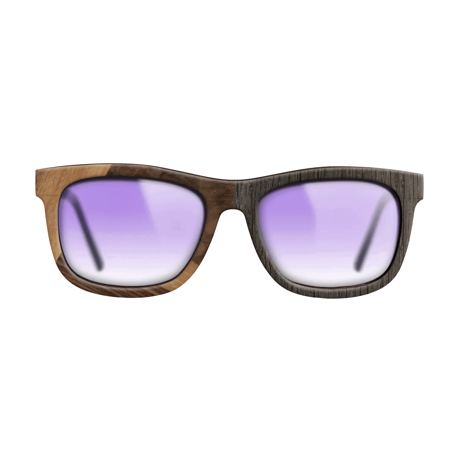 Fumed Oak,Walnut Burl,Rosewood Reconstituted: Cubic Cuts - The Hero - Square - SIRIS wood optic