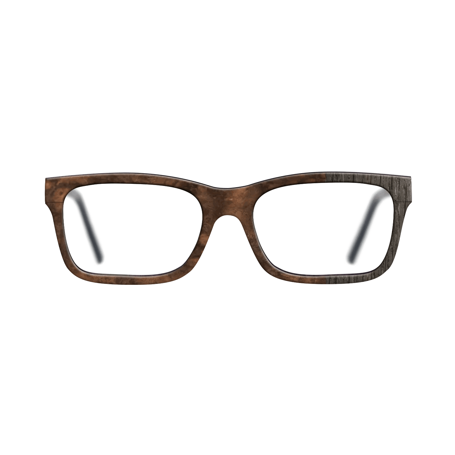 Fumed Oak,Walnut Burl: Splice - The Sage - Rectangle - SIRIS wood optic
