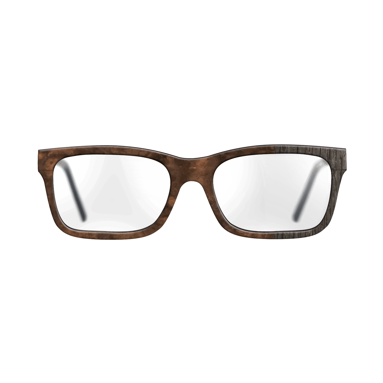 Fumed Oak,Walnut Burl: Splice - The Sage - Rectangle - SIRIS wood optic