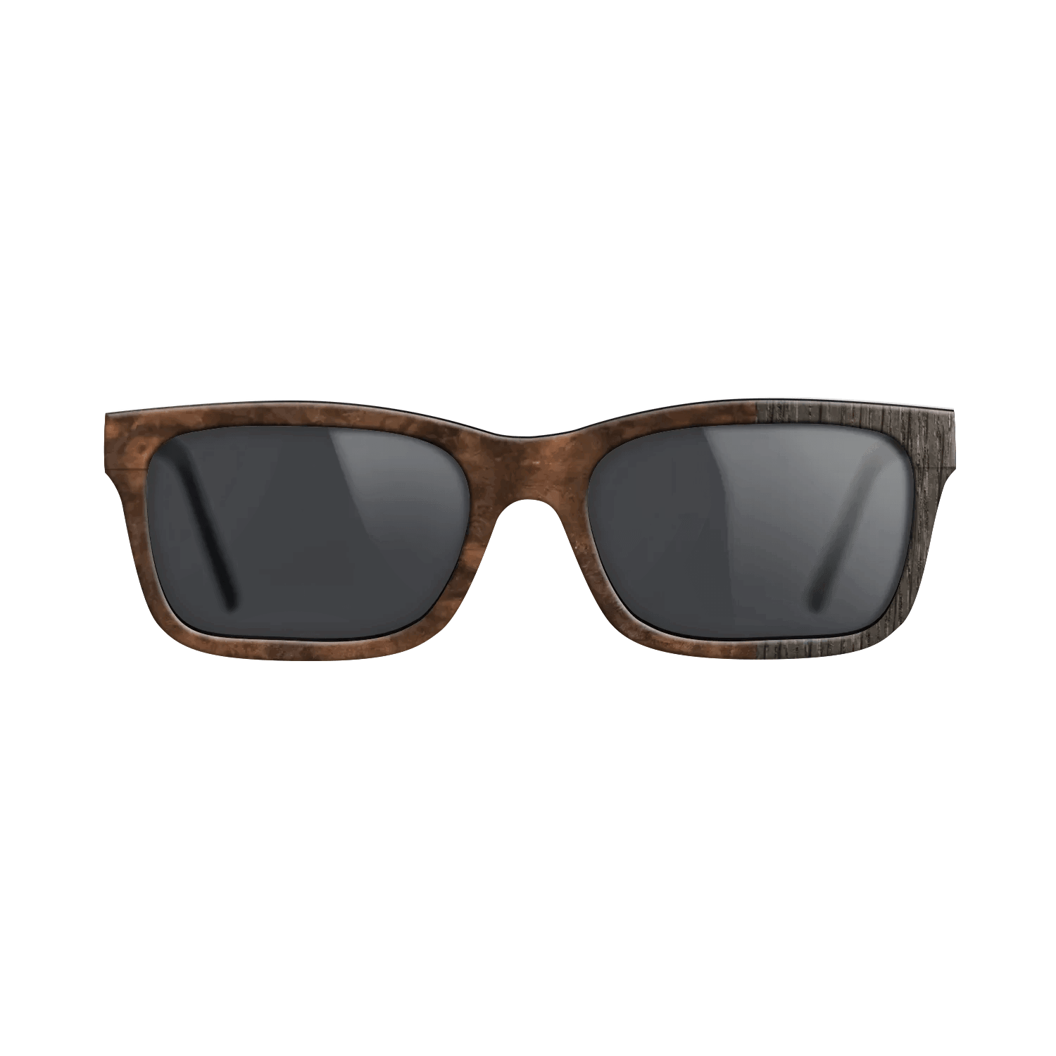 Fumed Oak,Walnut Burl: Splice - The Sage - Rectangle - SIRIS wood optic