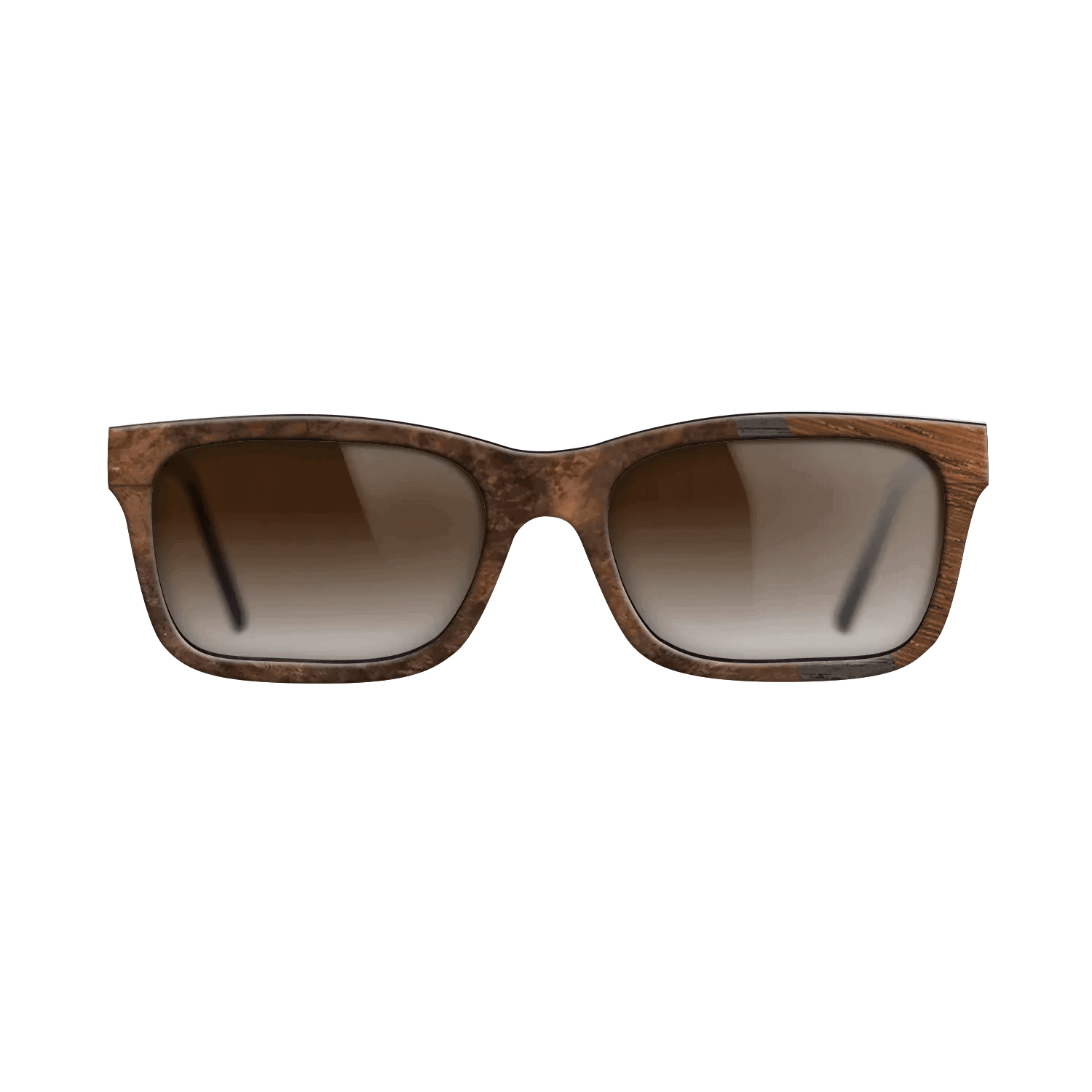 Fumed Oak,Walnut Burl,Wenge: Angle Cut - The Sage - Rectangle - SIRIS wood optic