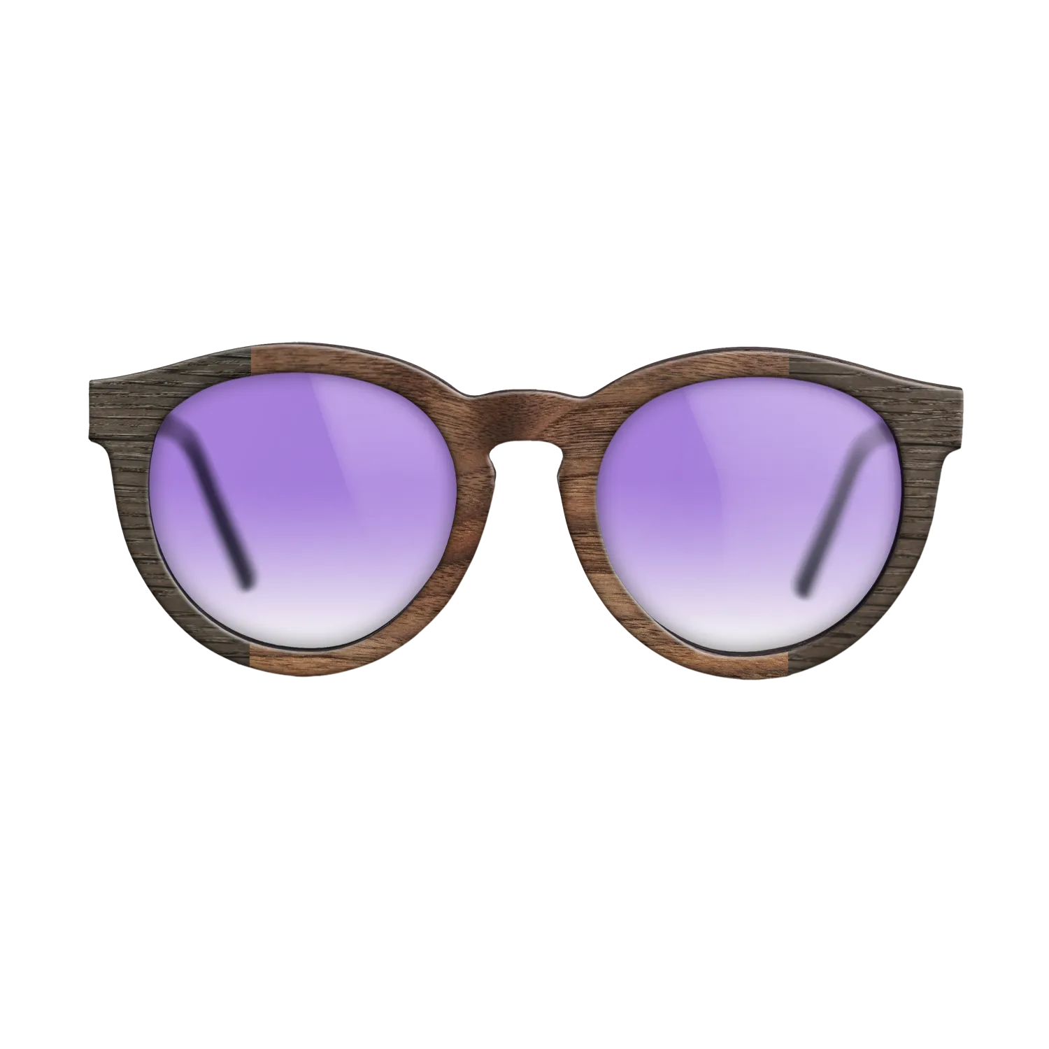 Fumed Oak,Walnut Claro Dark: Bauhaus - The Rebel - Round - SIRIS wood optic