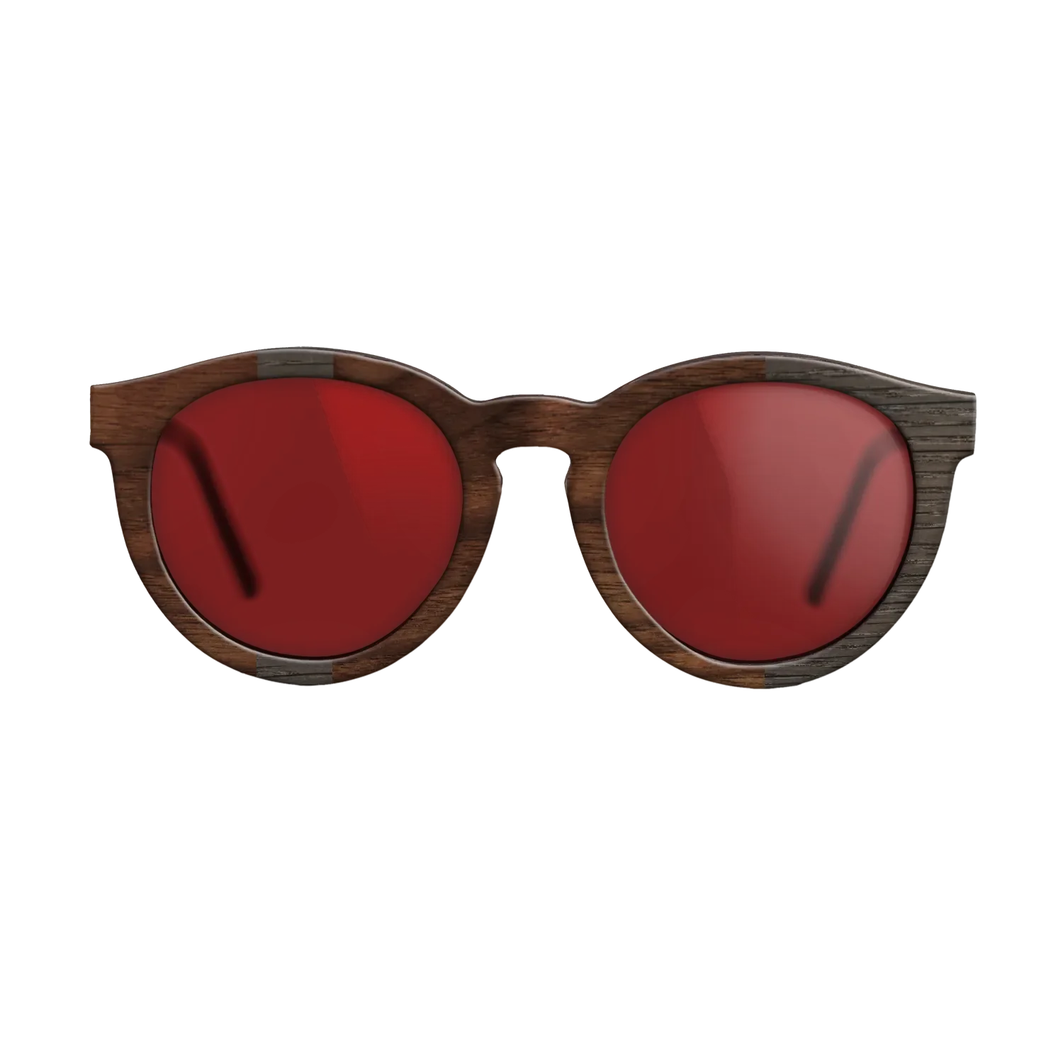 Fumed Oak,Walnut Claro Dark: Diametric - The Rebel - Round - SIRIS wood optic