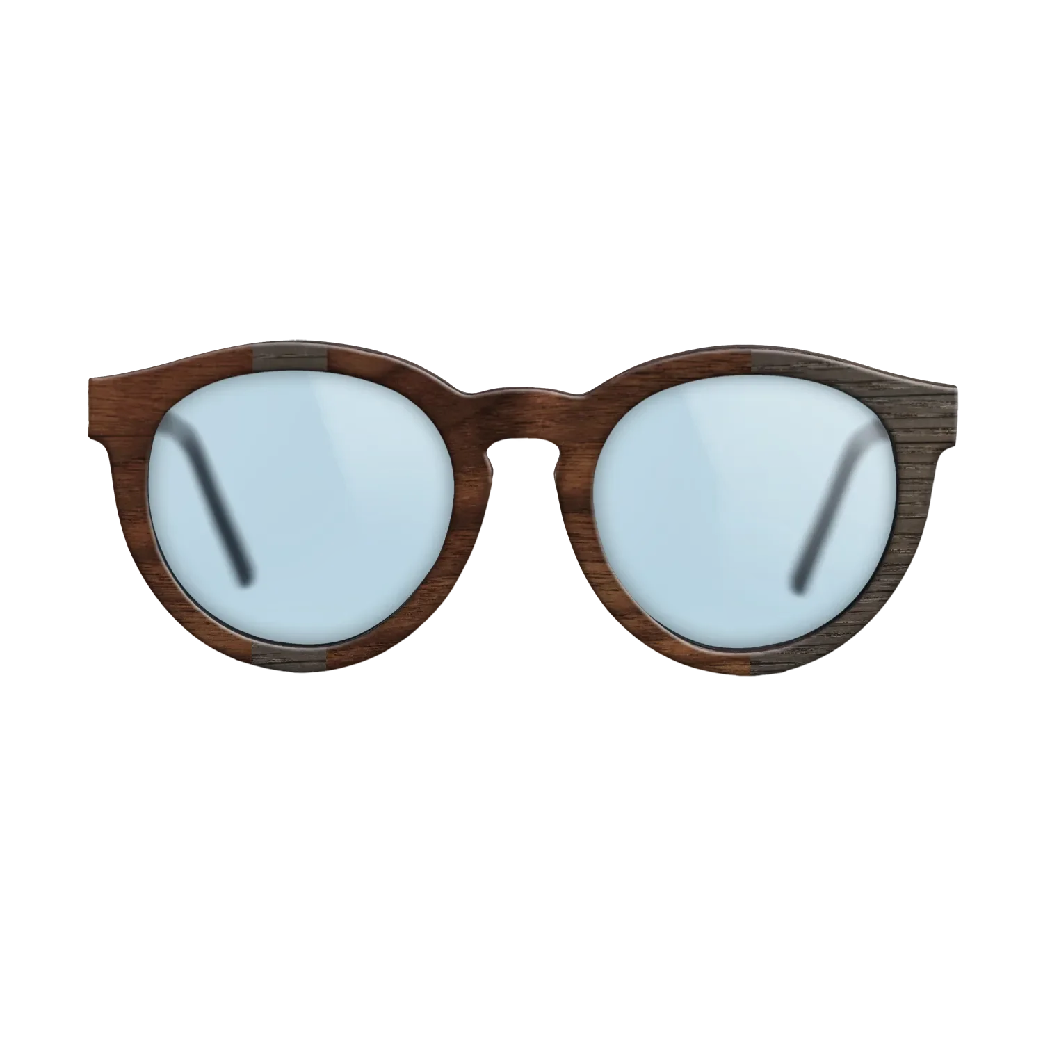 Fumed Oak,Walnut Claro Dark: Diametric - The Rebel - Round - SIRIS wood optic