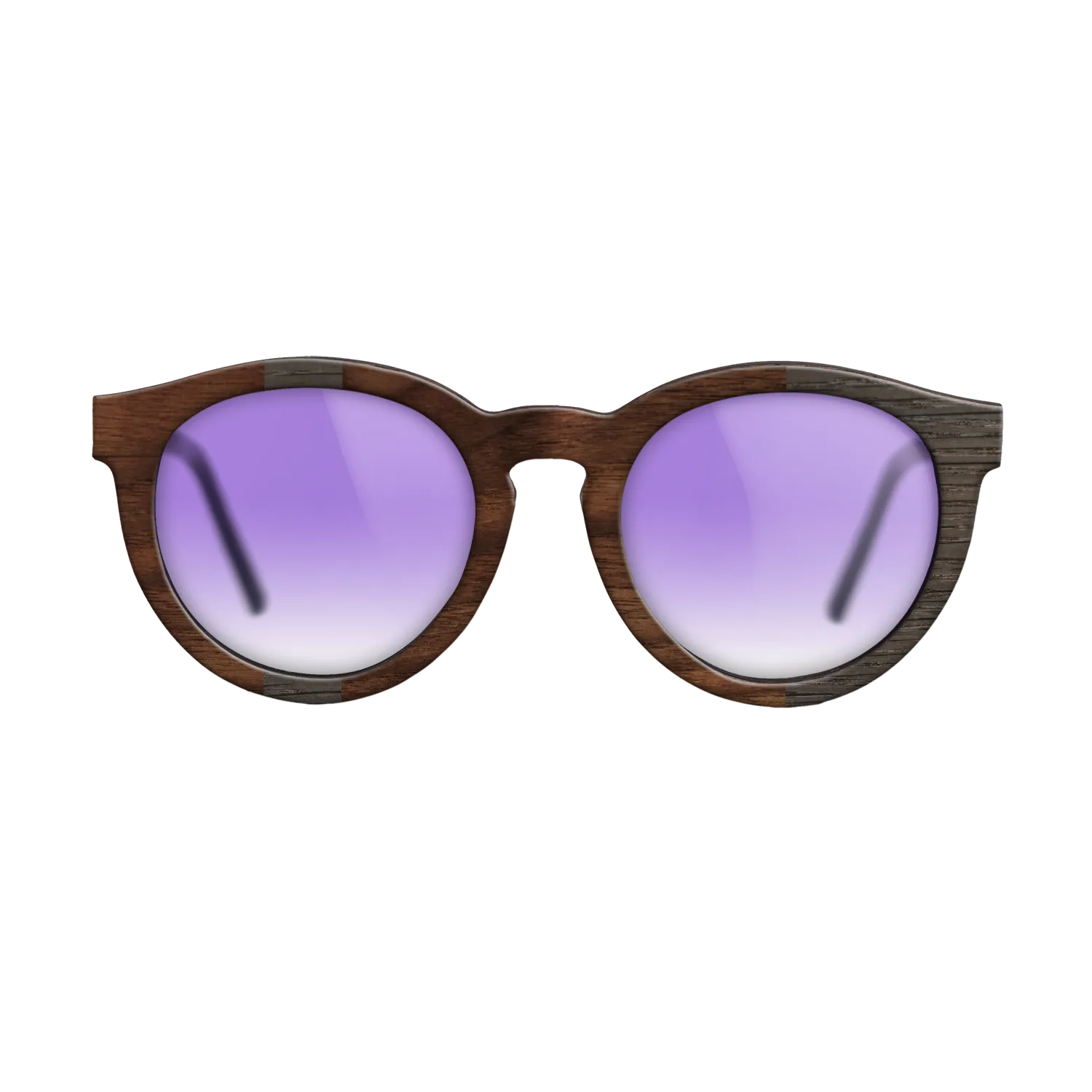 Fumed Oak,Walnut Claro Dark: Diametric - The Rebel - Round - SIRIS wood optic