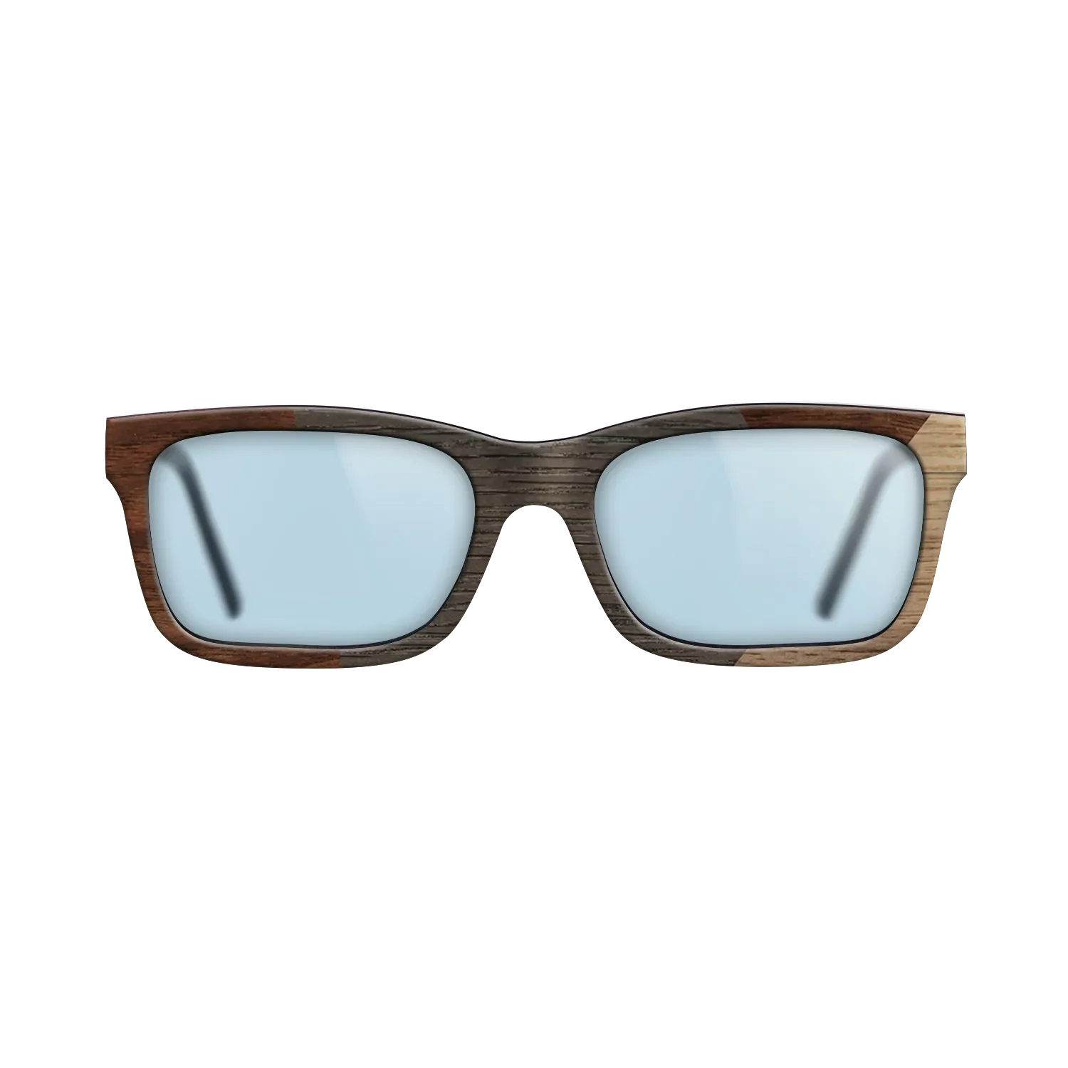 Fumed Oak,Walnut Claro Dark,Walnut: Straight Grain: Angle Cut - The Sage - Rectangle - SIRIS wood optic
