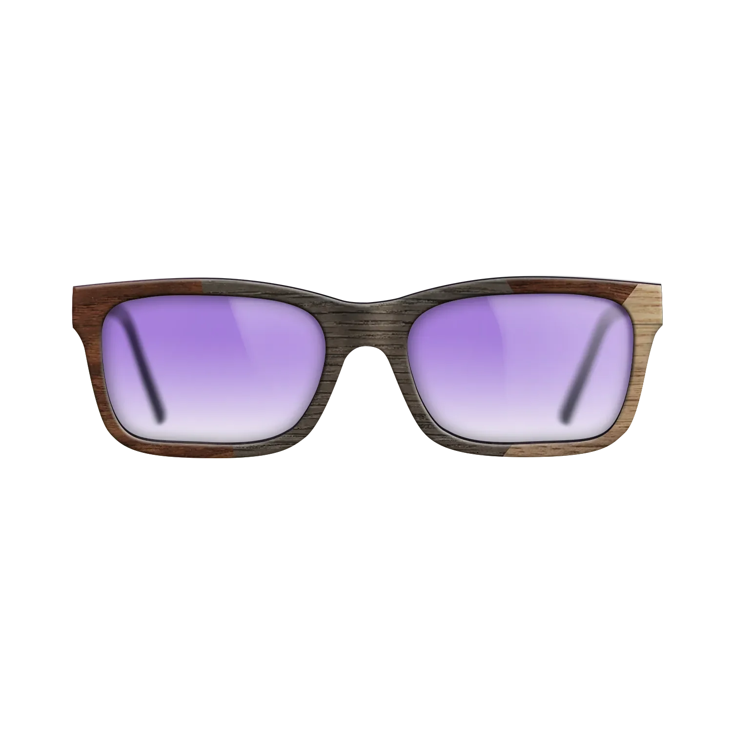 Fumed Oak,Walnut Claro Dark,Walnut: Straight Grain: Angle Cut - The Sage - Rectangle - SIRIS wood optic