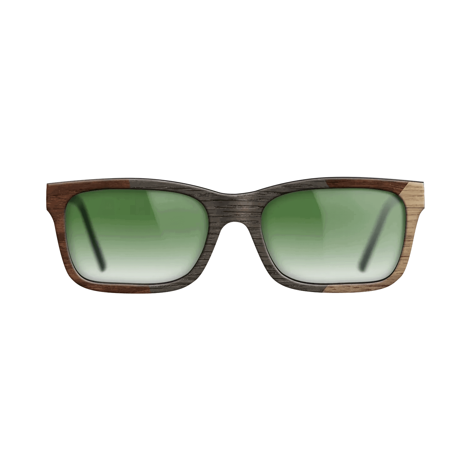 Fumed Oak,Walnut Claro Dark,Walnut: Straight Grain: Angle Cut - The Sage - Rectangle - SIRIS wood optic