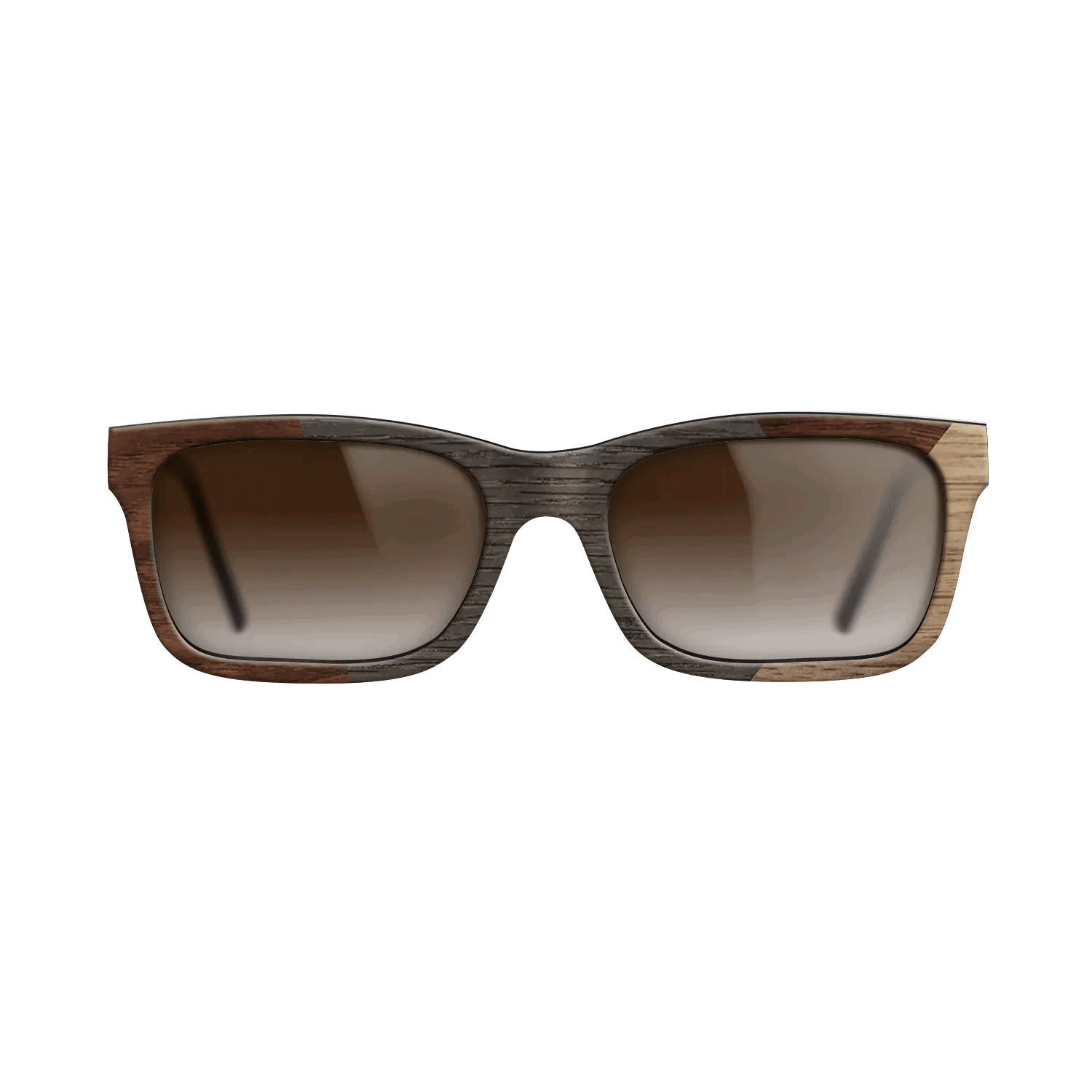 Fumed Oak,Walnut Claro Dark,Walnut: Straight Grain: Angle Cut - The Sage - Rectangle - SIRIS wood optic