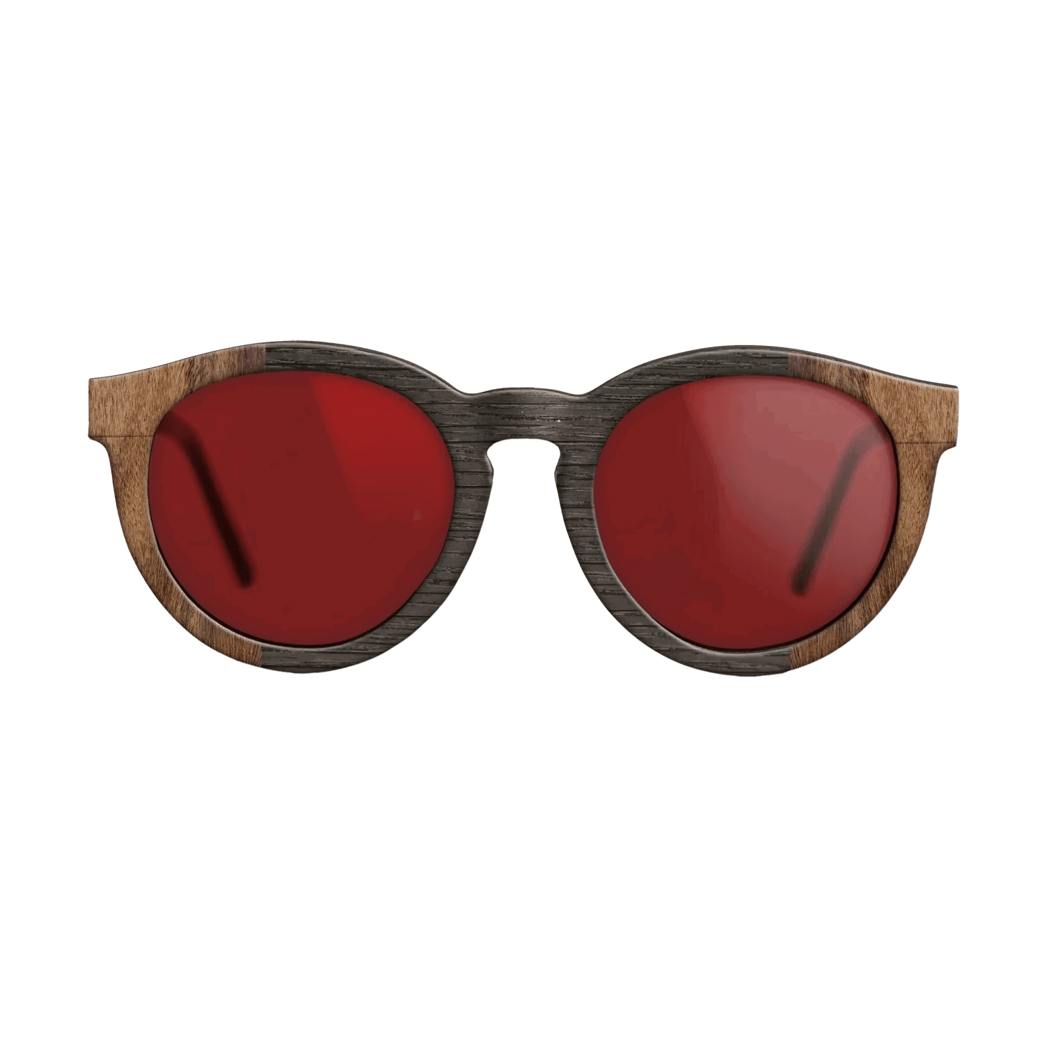 Fumed Oak,Walnut Claro Dark,Wenge,Santos Rosewood Dark: Recursive - The Rebel - Round - SIRIS wood optic