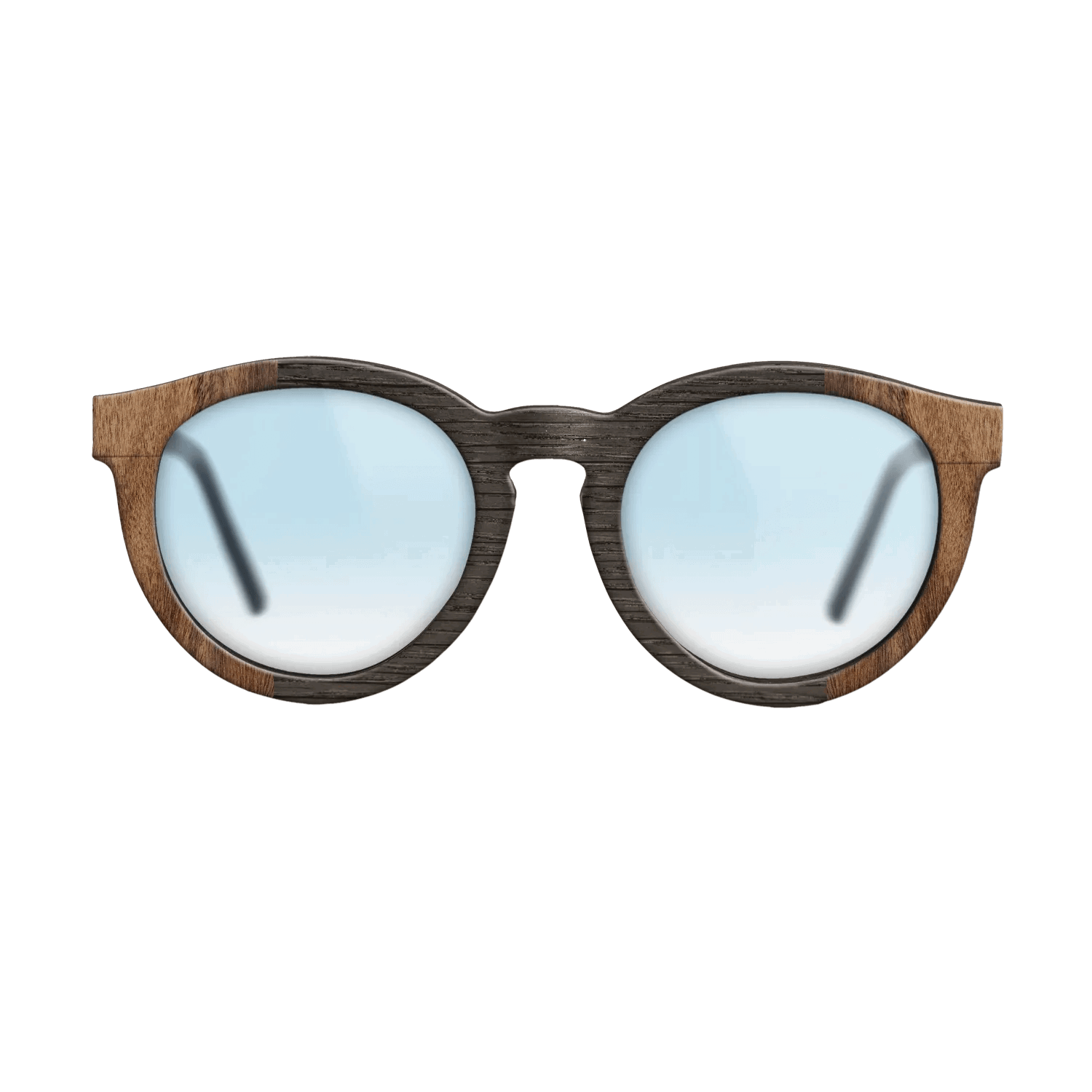 Fumed Oak,Walnut Claro Dark,Wenge,Santos Rosewood Dark: Recursive - The Rebel - Round - SIRIS wood optic