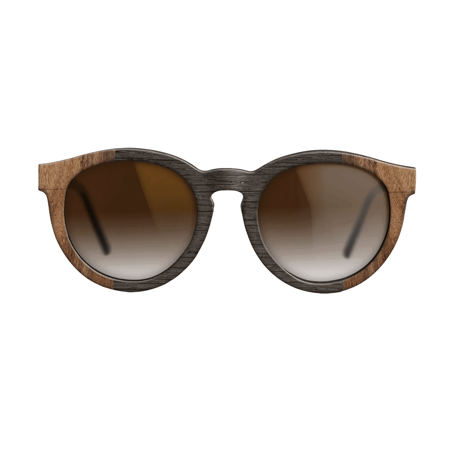 Fumed Oak,Walnut Claro Dark,Wenge,Santos Rosewood Dark: Recursive - The Rebel - Round - SIRIS wood optic