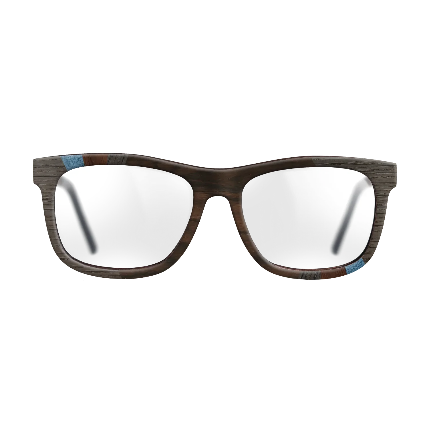 Fumed Oak,Walnut Claro Light,Poplar Dyed: Blue Denim,Poplar Dyed: Grey,Ziricote Dark Quartered,Walnut: Straight Grain: Fractal - The Hero - Square - SIRIS wood optic