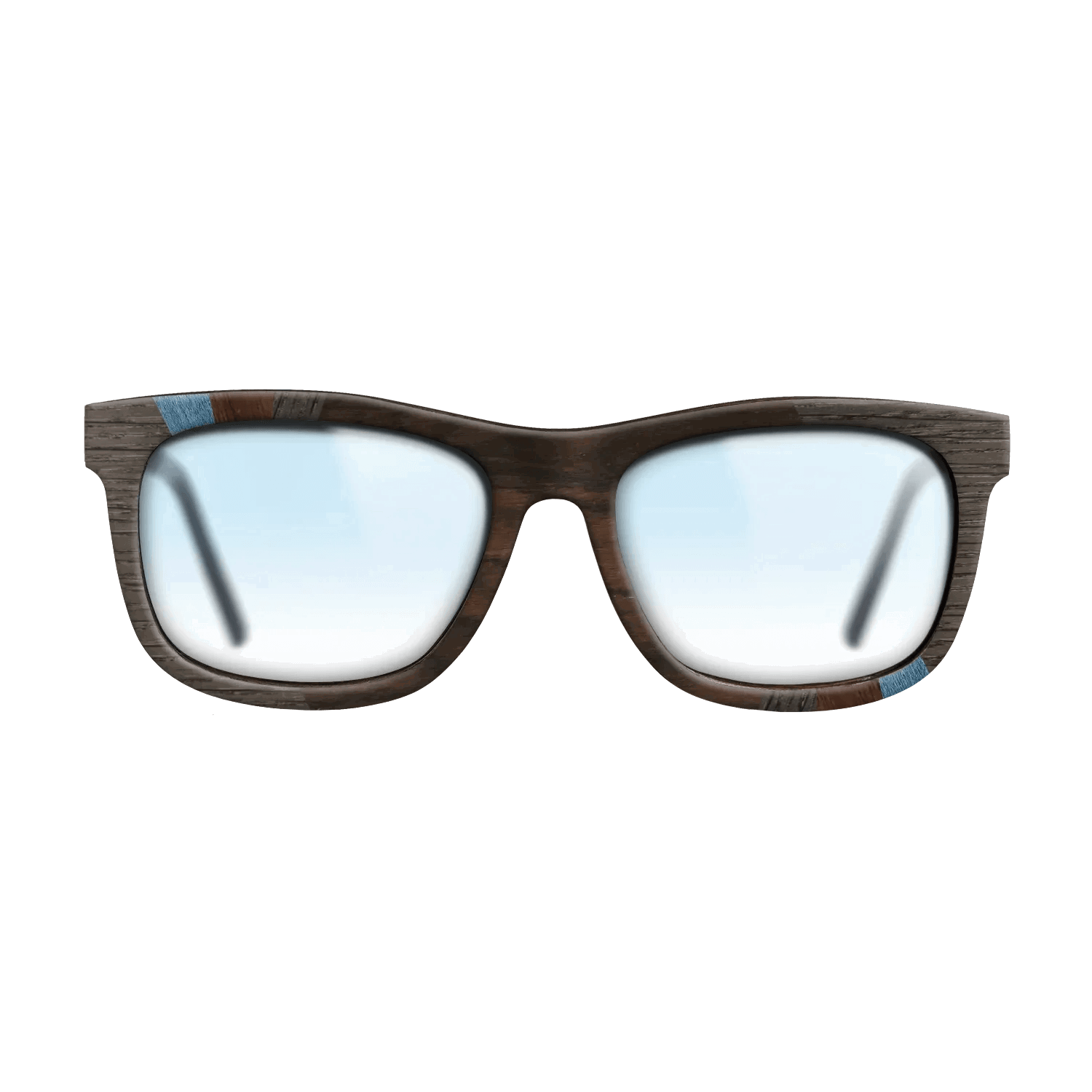 Fumed Oak,Walnut Claro Light,Poplar Dyed: Blue Denim,Poplar Dyed: Grey,Ziricote Dark Quartered,Walnut: Straight Grain: Fractal - The Hero - Square - SIRIS wood optic