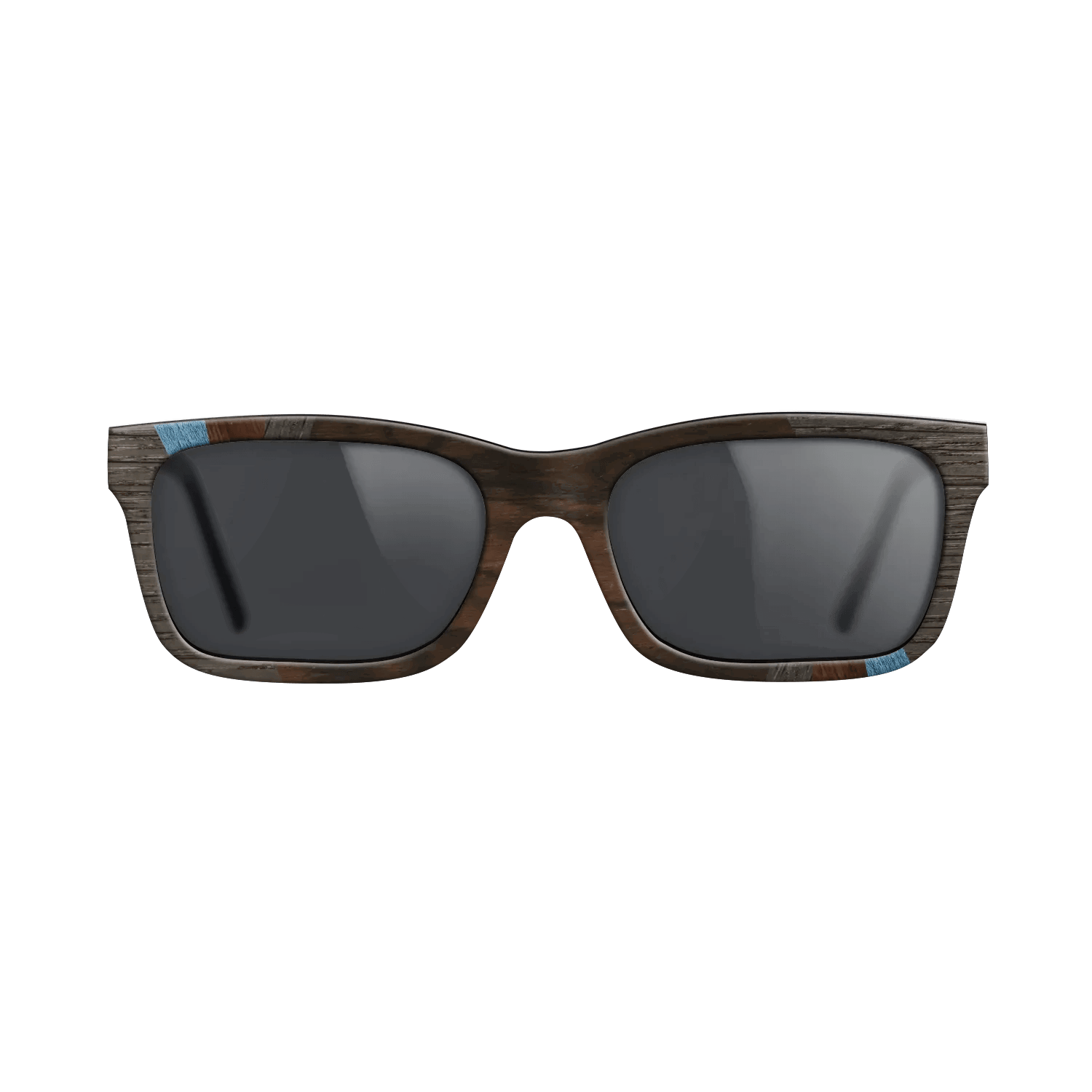 Fumed Oak,Walnut Claro Light,Poplar Dyed: Blue Denim,Poplar Dyed: Grey,Ziricote Dark Quartered,Walnut: Straight Grain: Fractal - The Sage - Rectangle - SIRIS wood optic