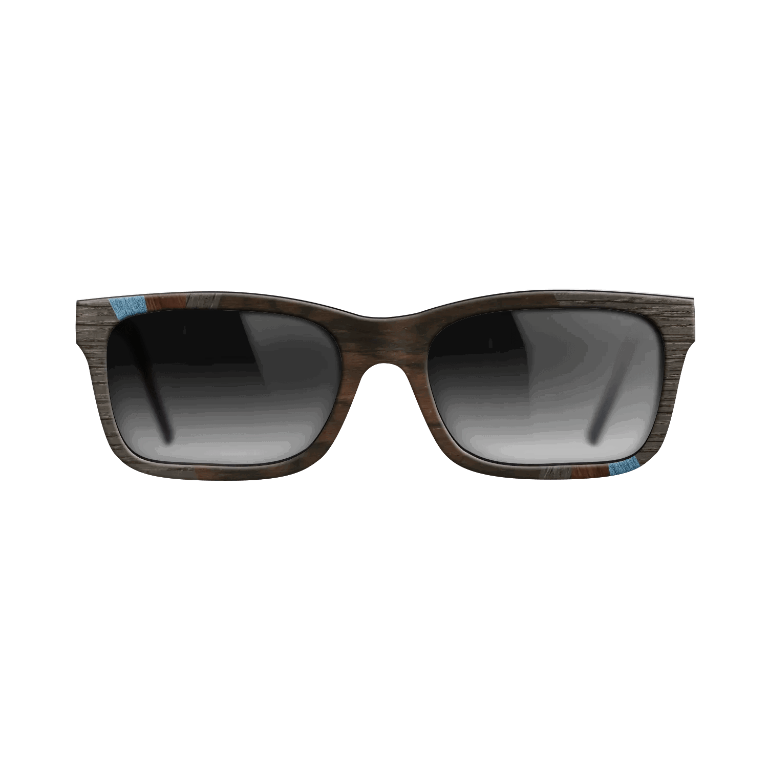 Fumed Oak,Walnut Claro Light,Poplar Dyed: Blue Denim,Poplar Dyed: Grey,Ziricote Dark Quartered,Walnut: Straight Grain: Fractal - The Sage - Rectangle - SIRIS wood optic