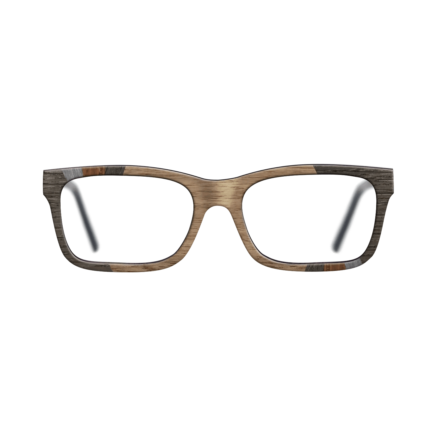 Fumed Oak,Walnut Claro Light,Poplar Dyed: Red,Ziricote Dark Quartered,Poplar Dyed: Grey: Fractal - The Sage - Rectangle - SIRIS wood optic