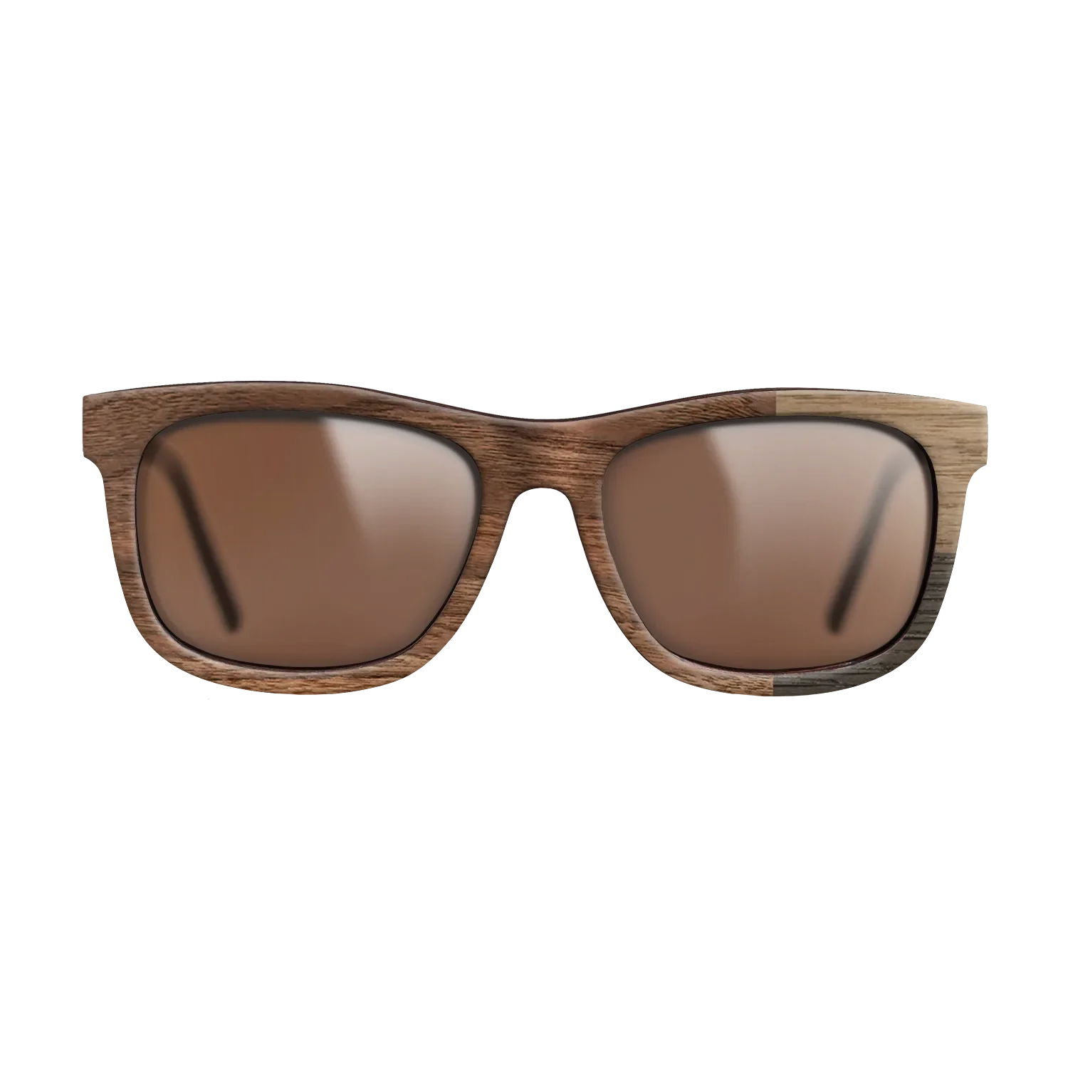 Fumed Oak,Walnut Claro Light,Walnut: Straight Grain: Cubic Cuts - The Hero - Square - SIRIS wood optic