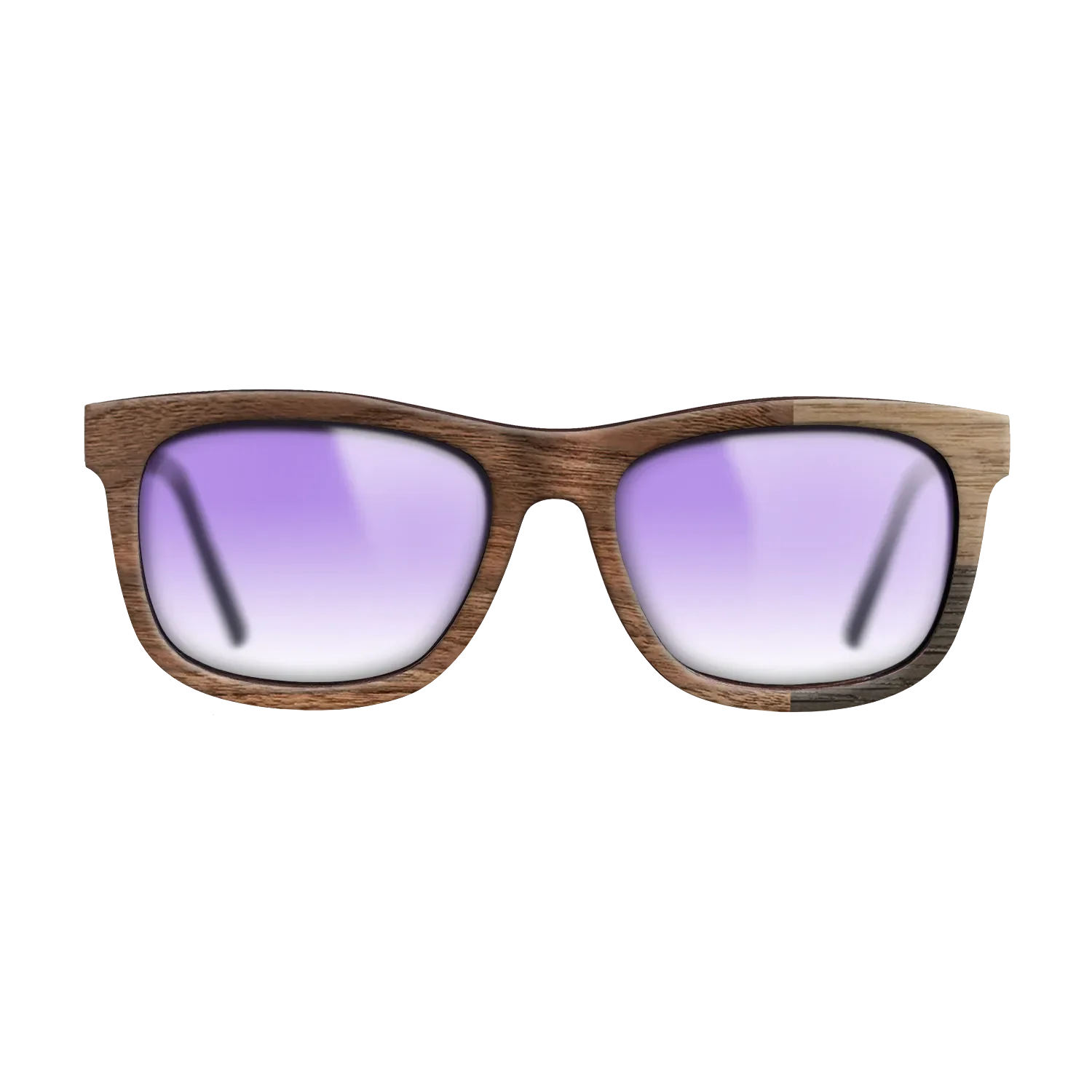 Fumed Oak,Walnut Claro Light,Walnut: Straight Grain: Cubic Cuts - The Hero - Square - SIRIS wood optic
