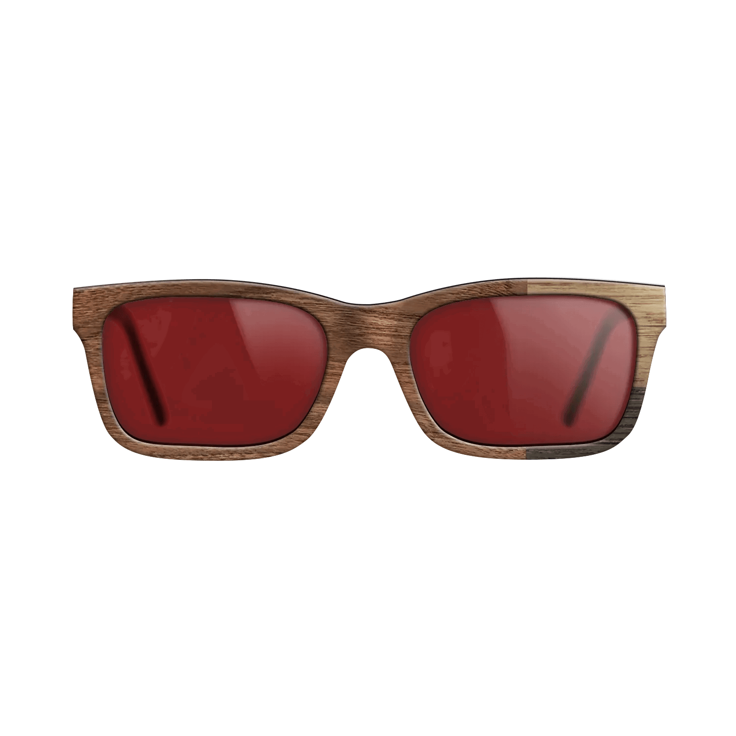 Fumed Oak,Walnut Claro Light,Walnut: Straight Grain: Cubic Cuts - The Sage - Rectangle - SIRIS wood optic
