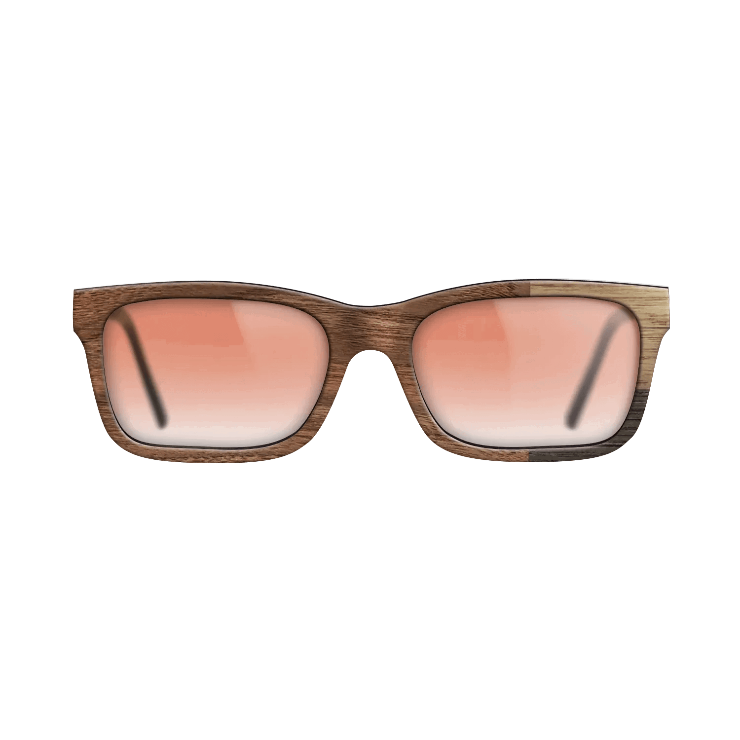 Fumed Oak,Walnut Claro Light,Walnut: Straight Grain: Cubic Cuts - The Sage - Rectangle - SIRIS wood optic