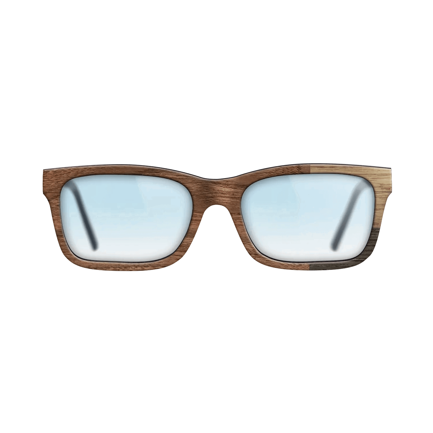 Fumed Oak,Walnut Claro Light,Walnut: Straight Grain: Cubic Cuts - The Sage - Rectangle - SIRIS wood optic