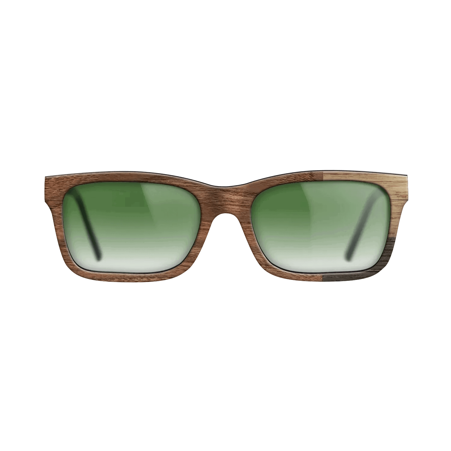 Fumed Oak,Walnut Claro Light,Walnut: Straight Grain: Cubic Cuts - The Sage - Rectangle - SIRIS wood optic